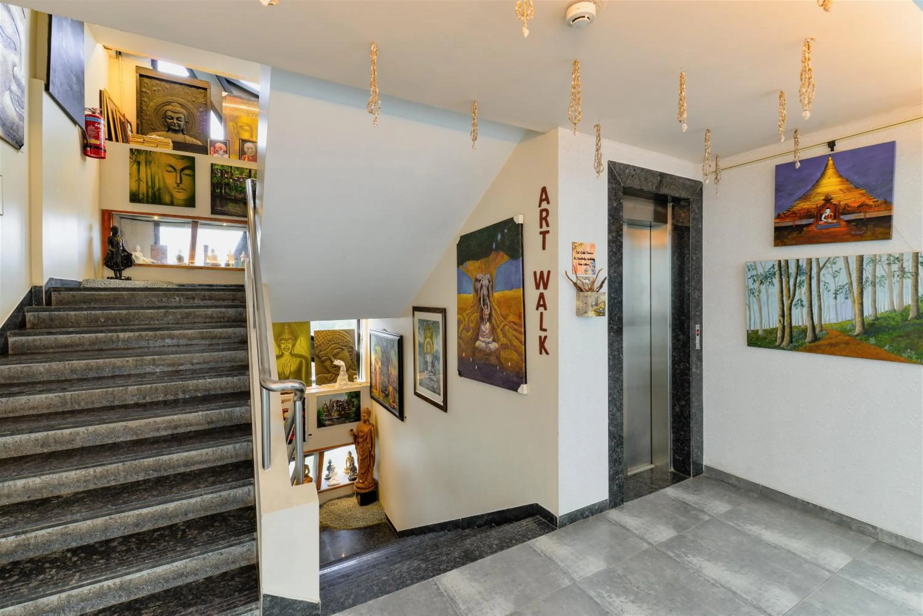 Decorative detail in Dragonfly Hotel - The Art Hotel