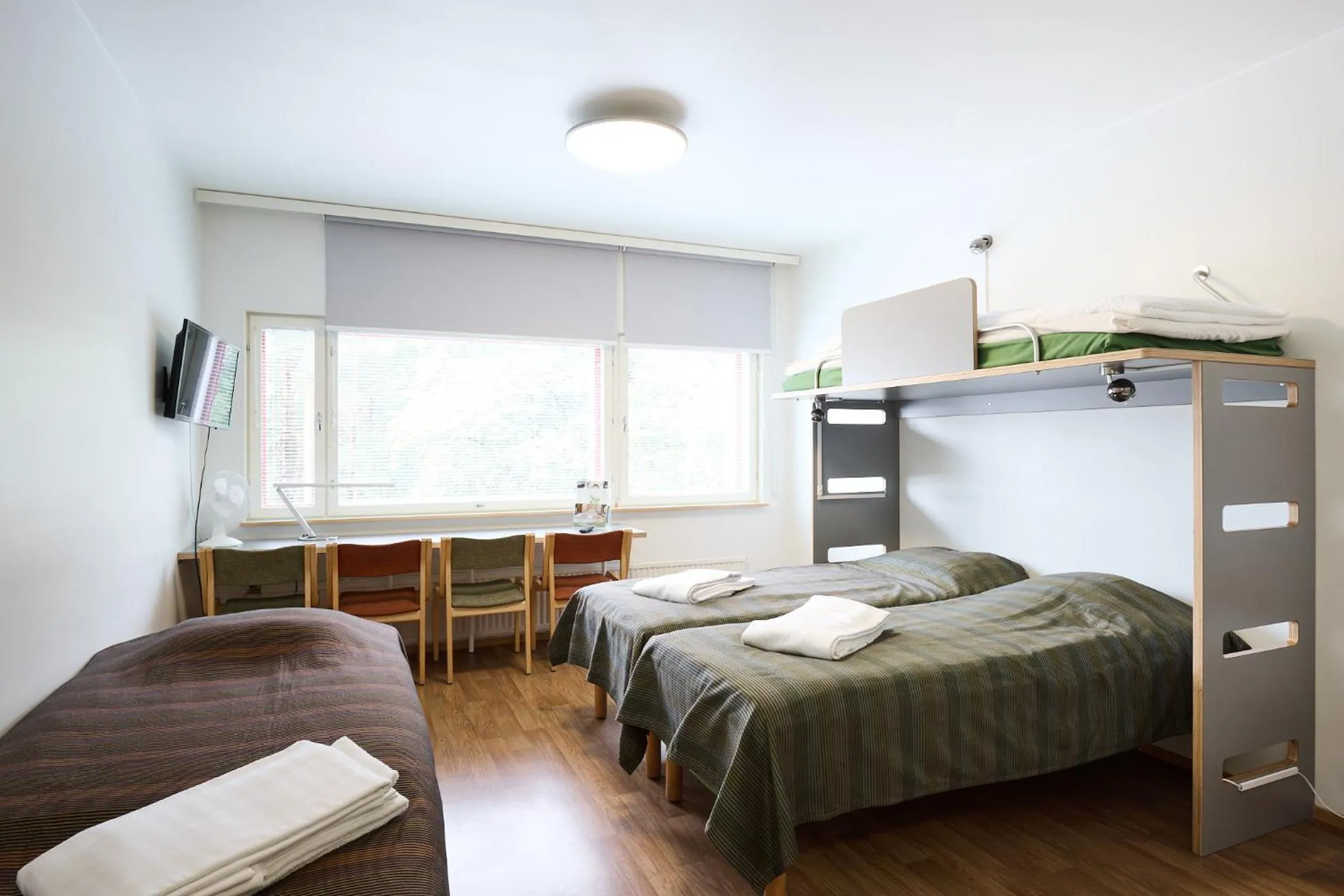 Bed in Hostel Linnasmäki