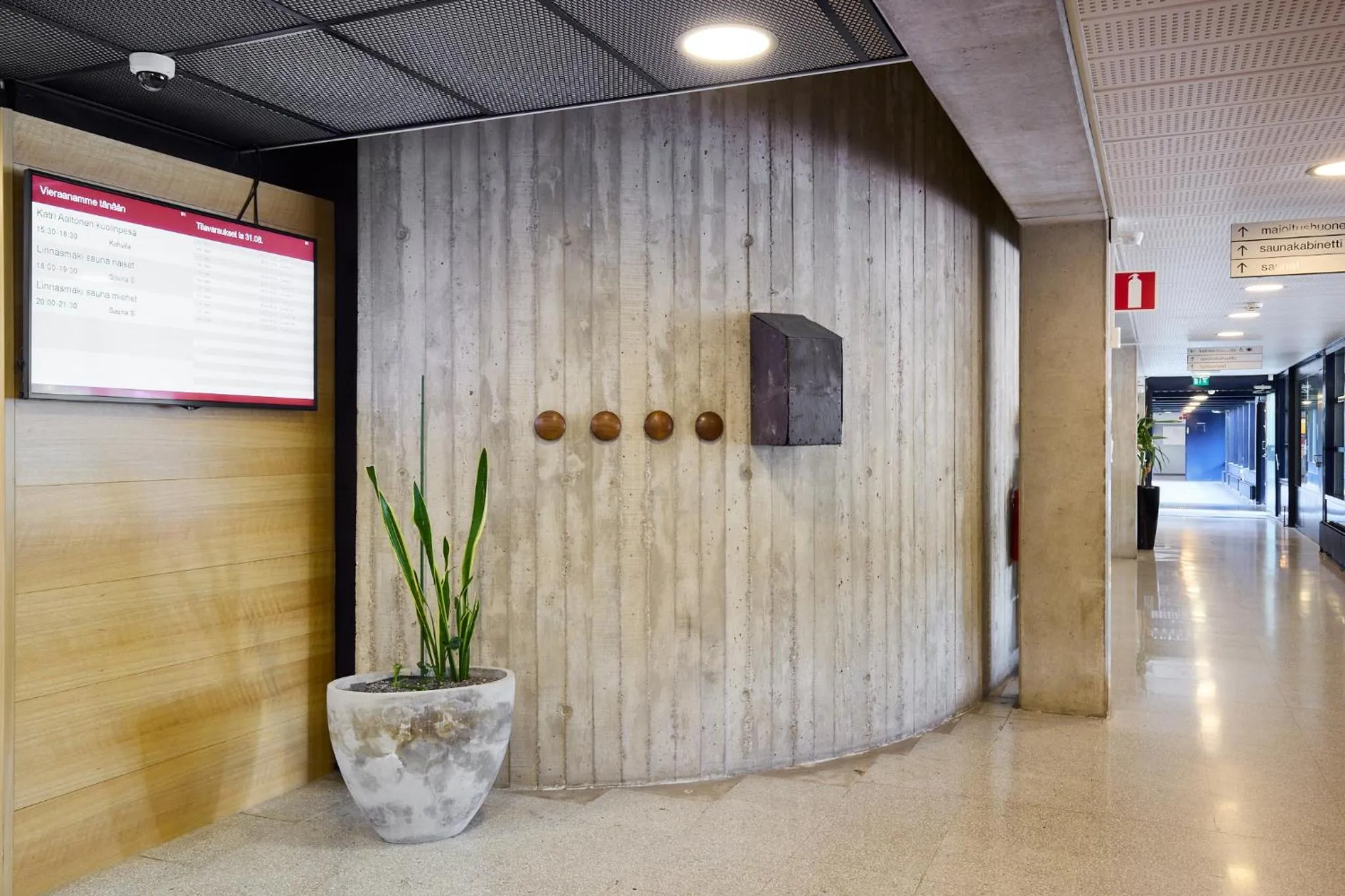 Lobby or reception in Hostel Linnasmäki