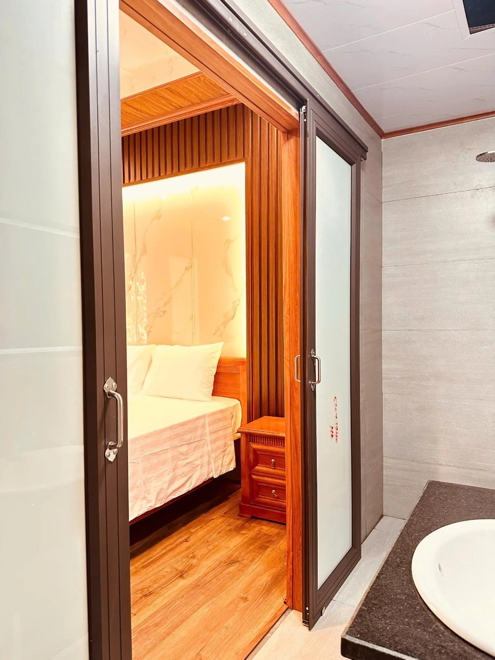 Bed in Tam Coc Rocky Bungalow