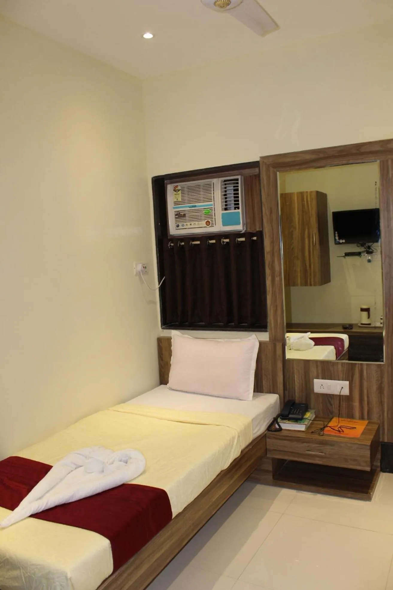 Photo of the whole room, Bed in Hotel Meera