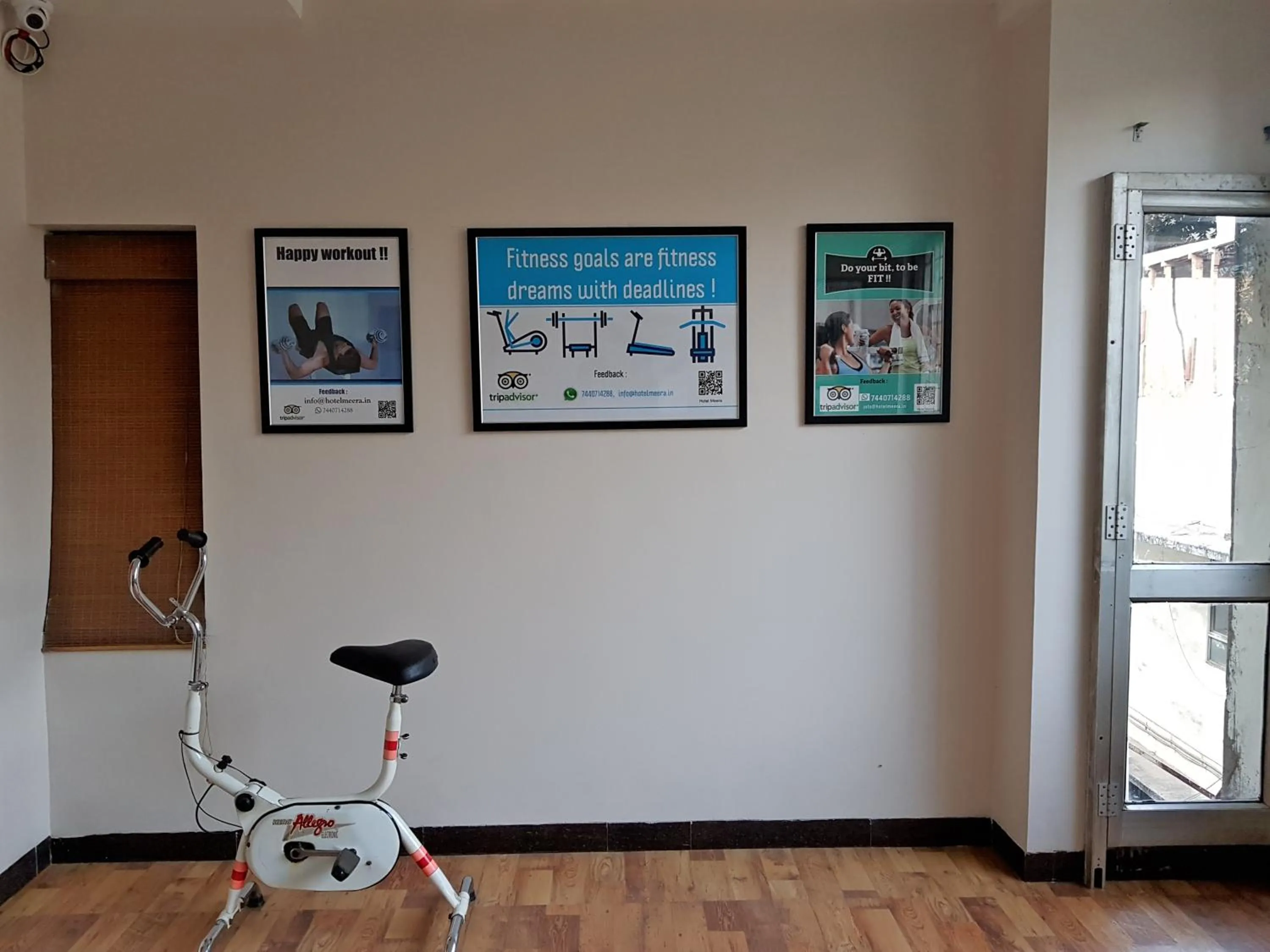 Fitness centre/facilities in Hotel Meera