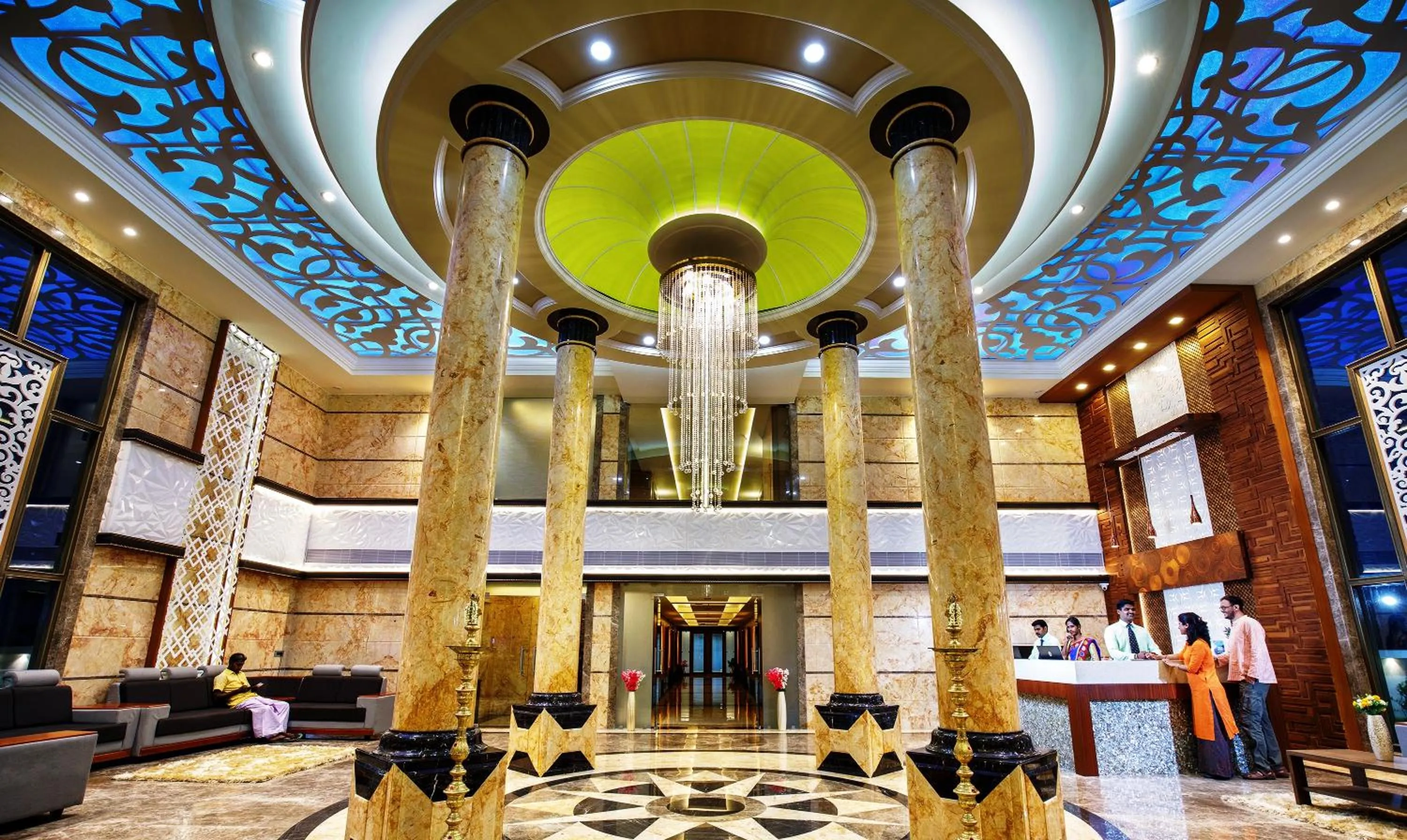 Lobby or reception in Hotel ARJUNAA