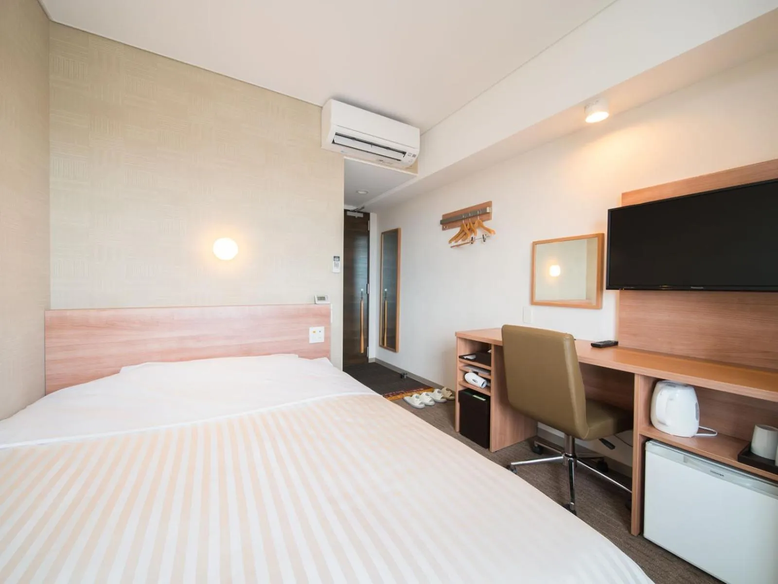 Bed in Super Hotel Fukushima Iwaki