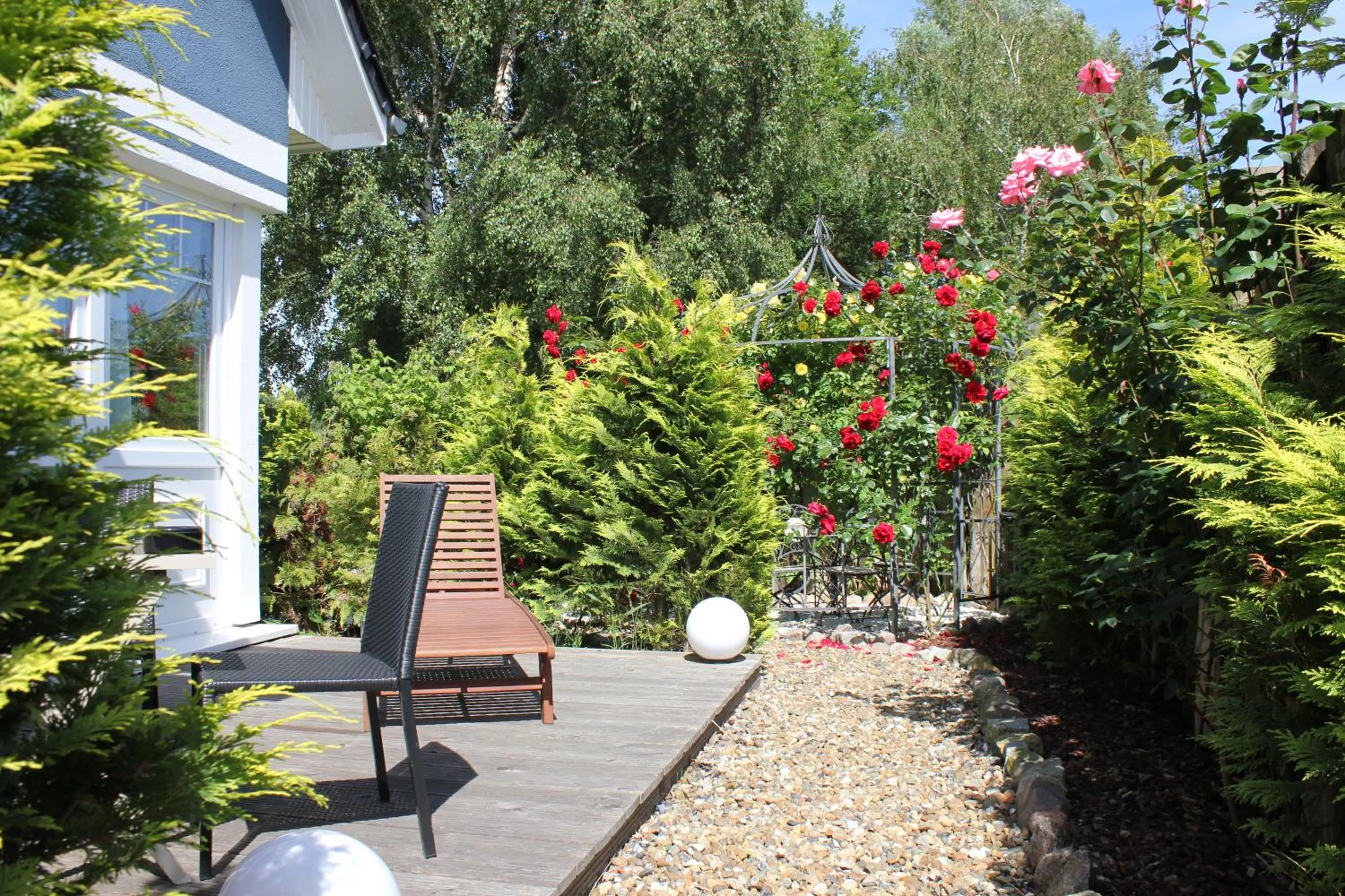 Garden in Pension Amo Marem