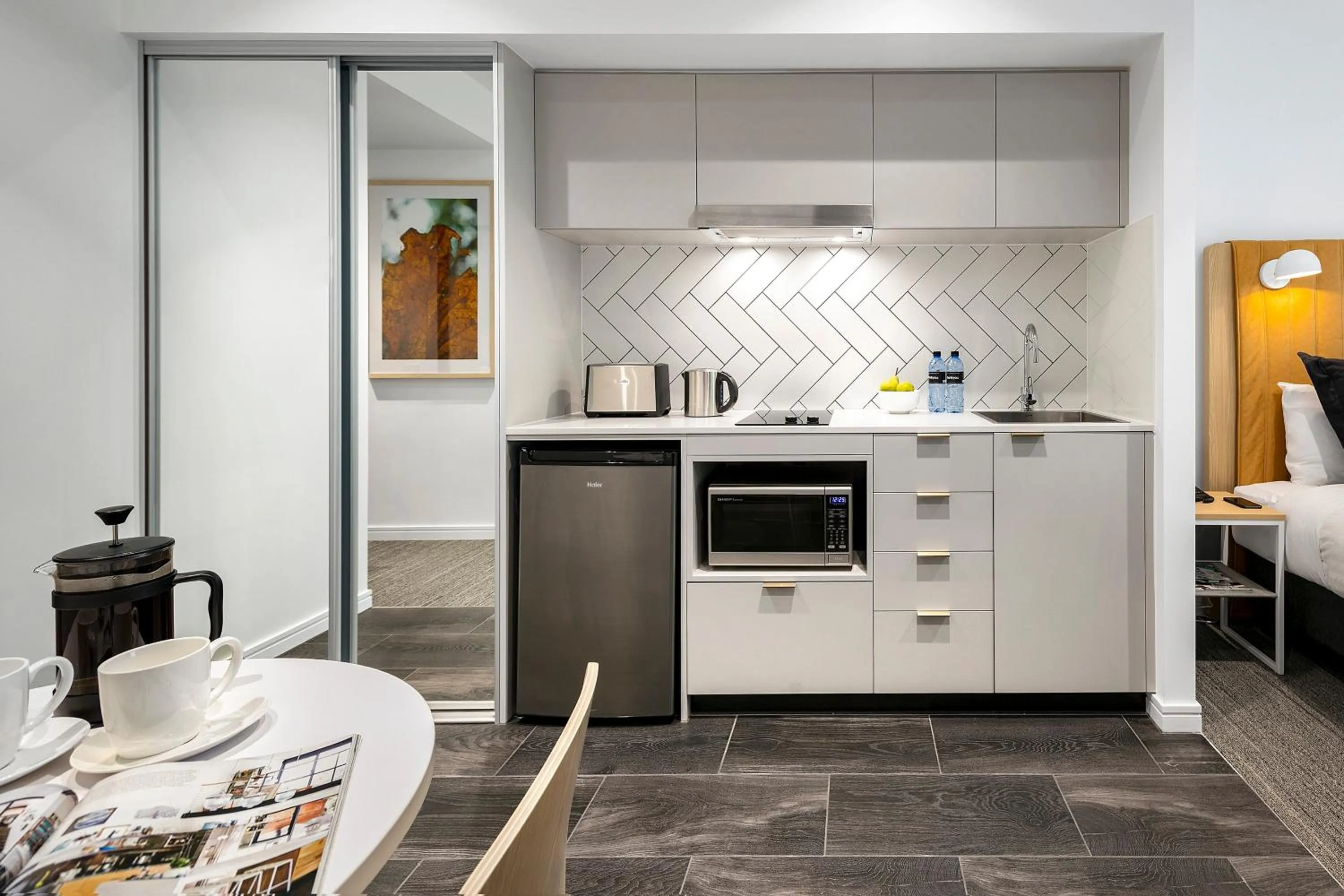 Kitchen or kitchenette in Quest Canberra City Walk