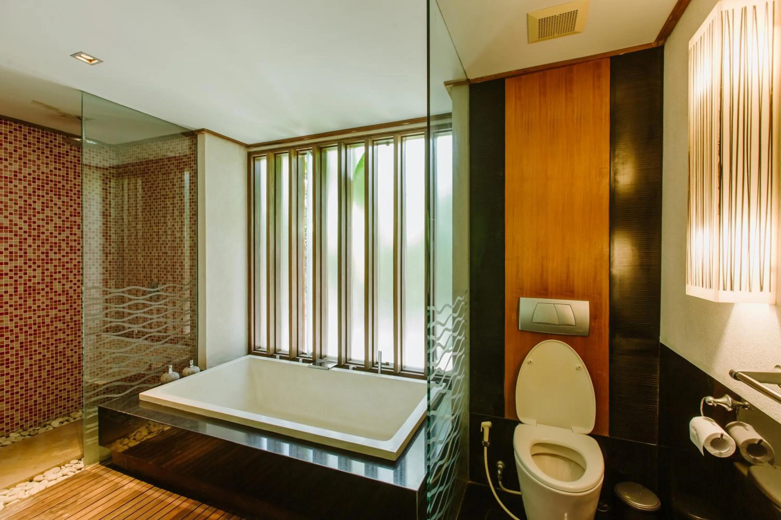 Bed in Pronoia Beach Resort