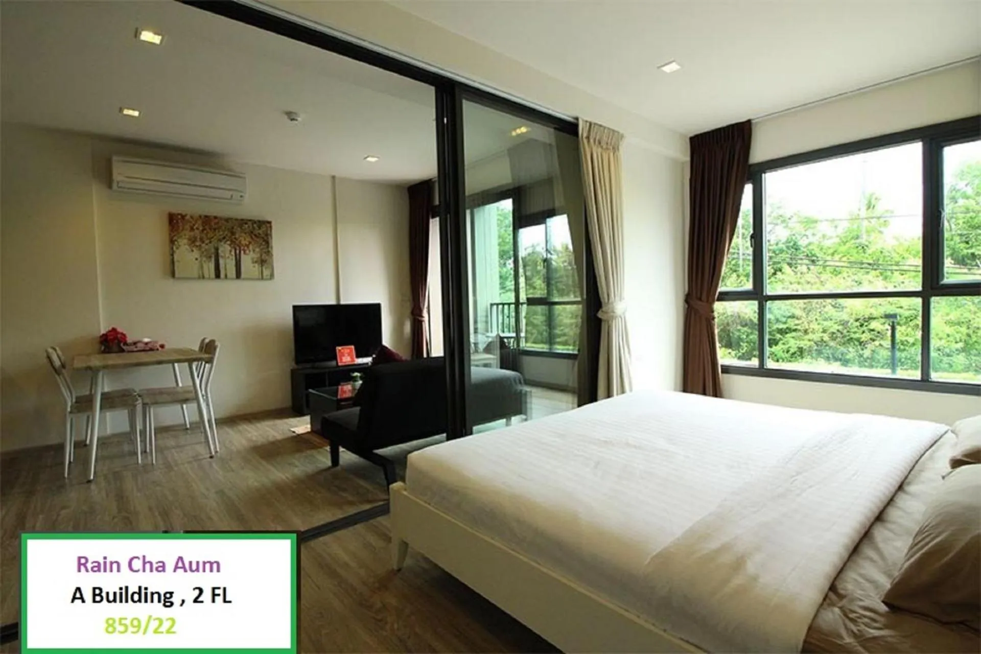 Bed in Rain Cha Am Hua Hin