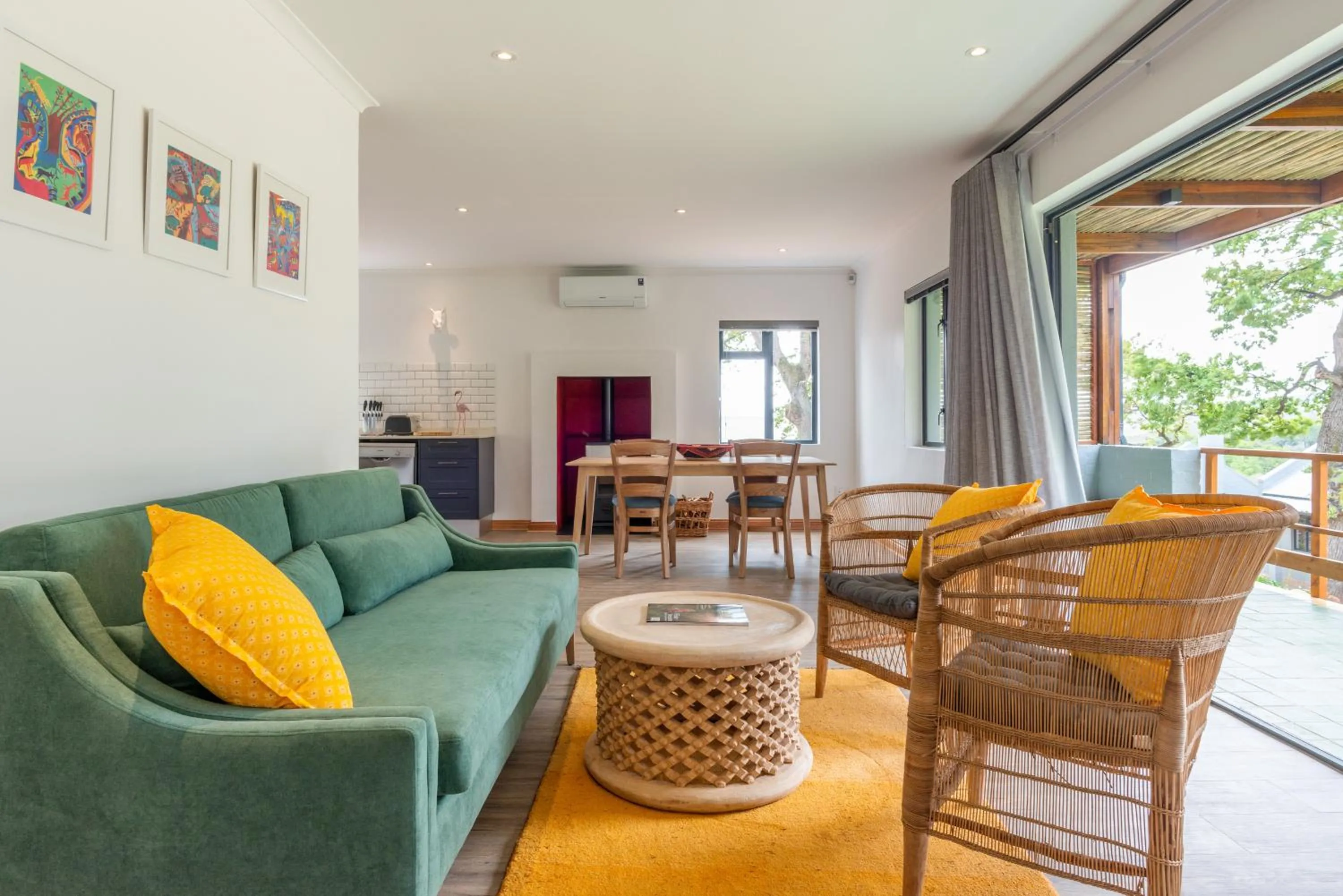 Seating area in Mont Angelis