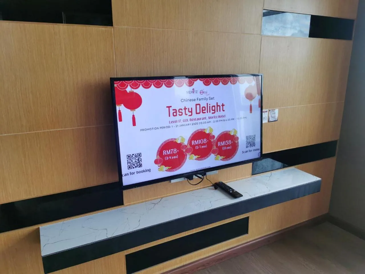 TV and multimedia in Meritz Hotel