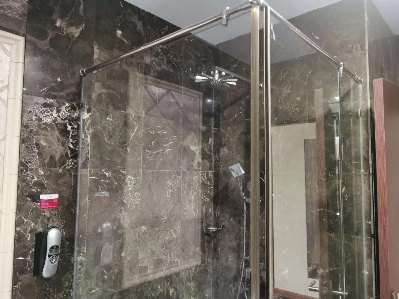 Shower in Meritz Hotel