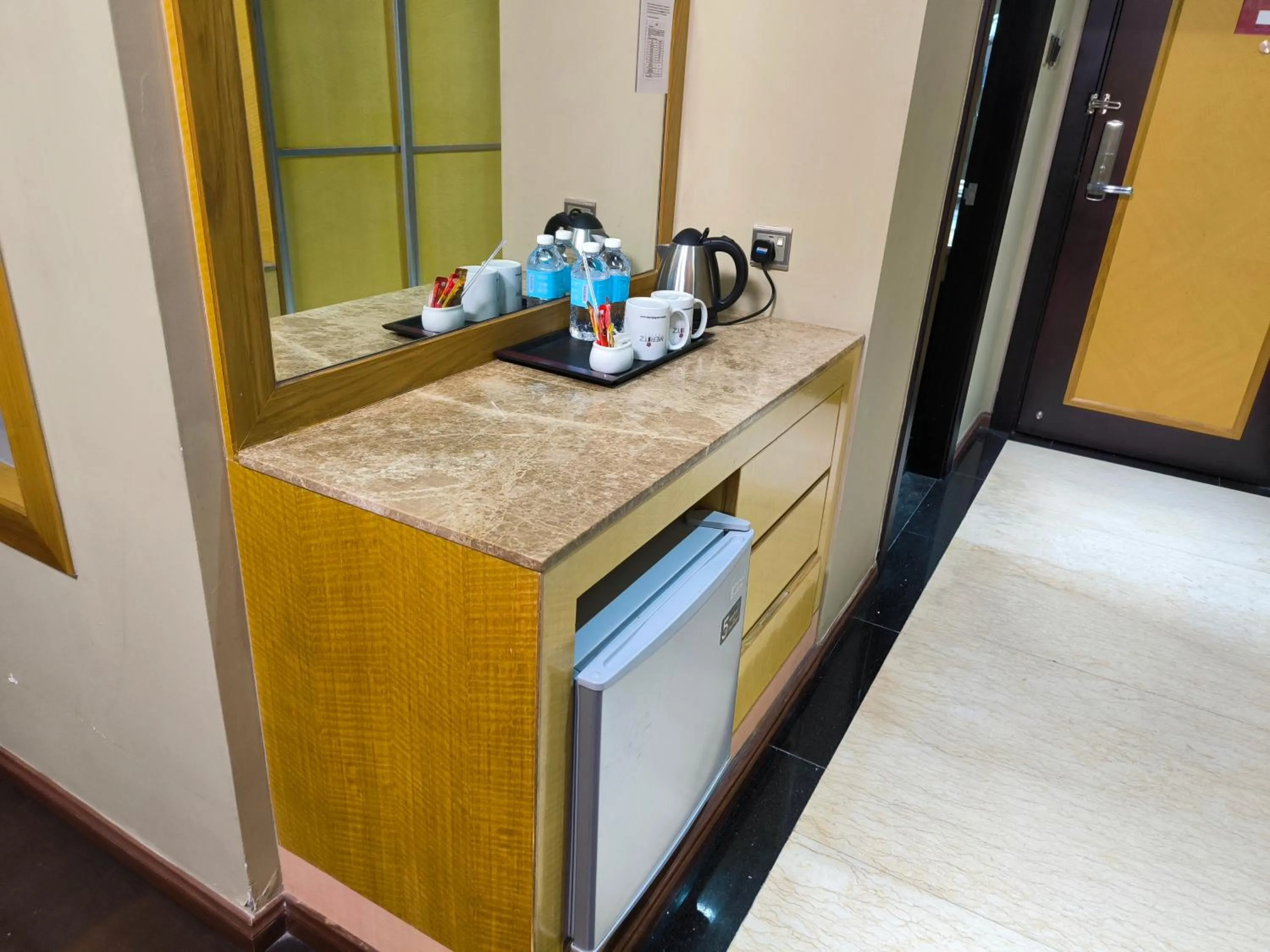 minibar in Meritz Hotel