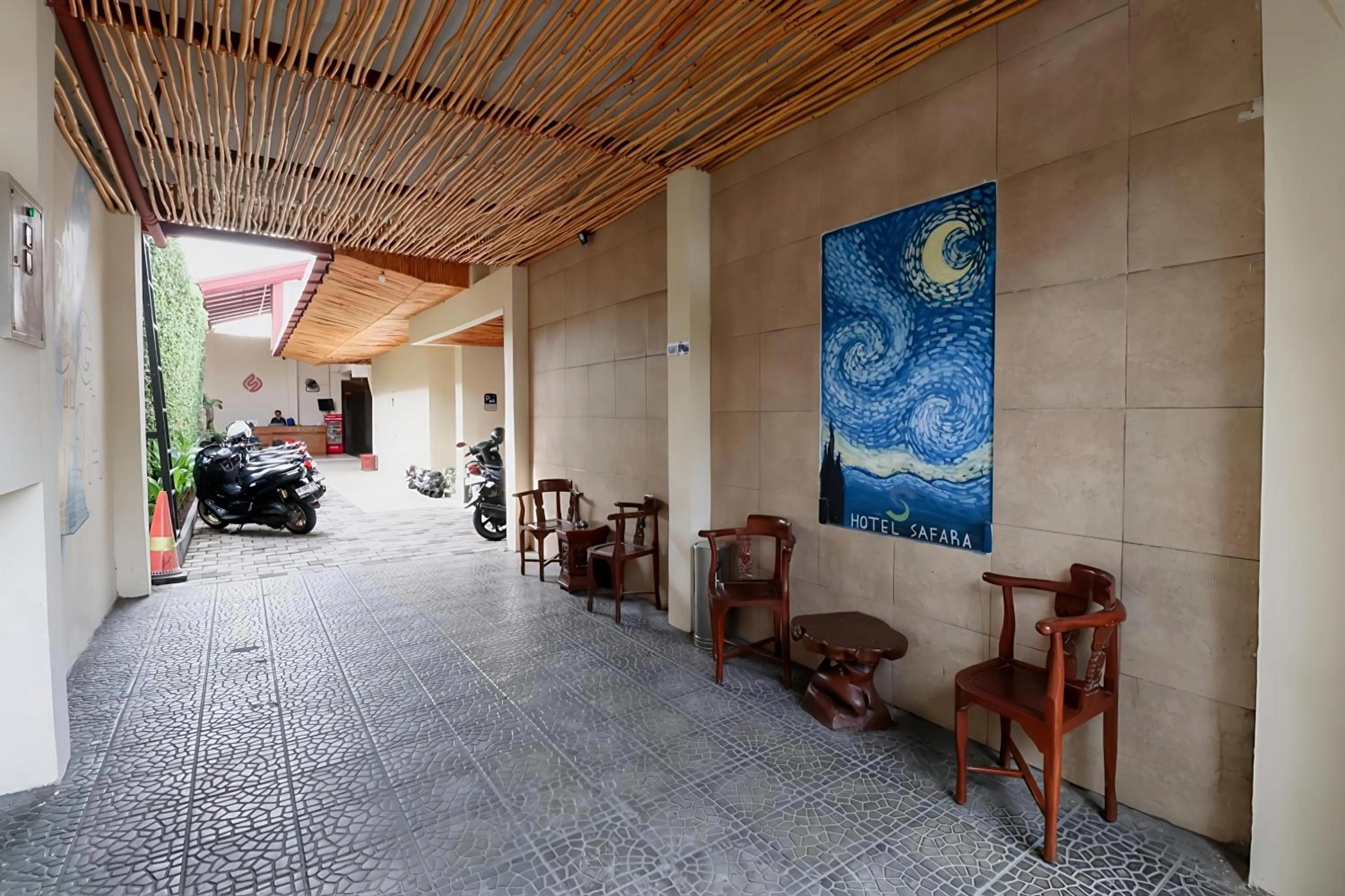 Seating area in Hotel Safara Yogyakarta