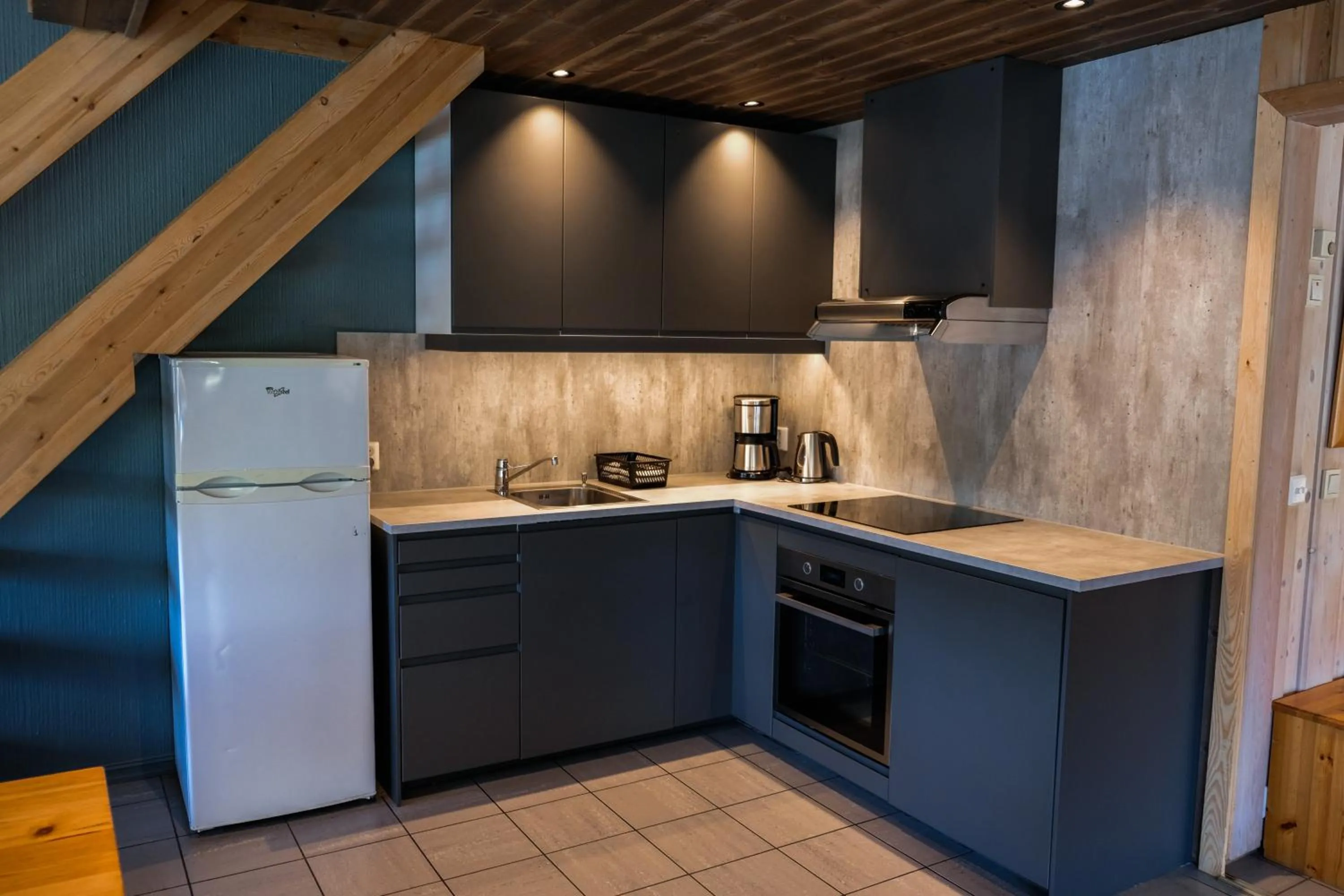Kitchen or kitchenette in Hemsetunet Apartments
