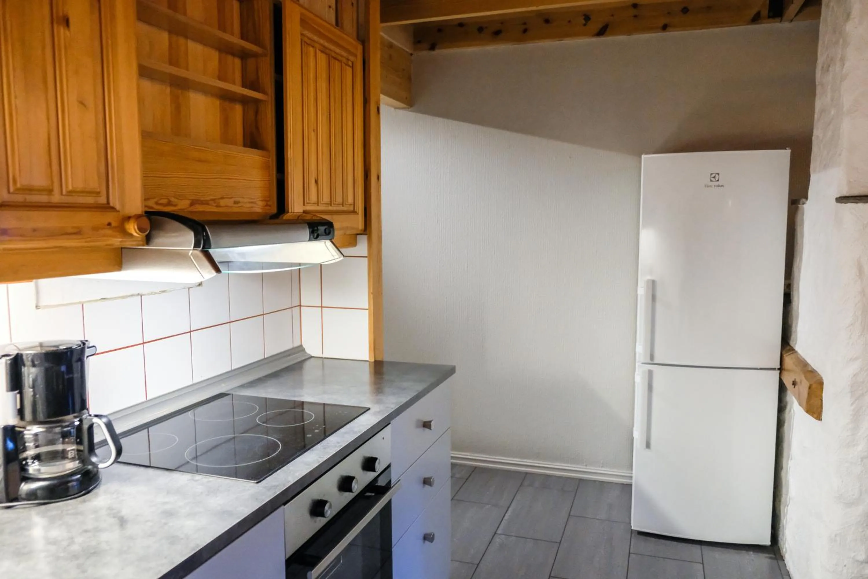 Kitchen or kitchenette in Hemsetunet Apartments