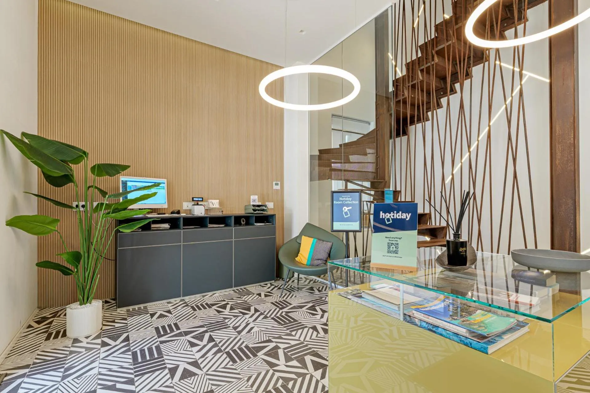 Lobby or reception in HOTIDAY Olbia Wallure