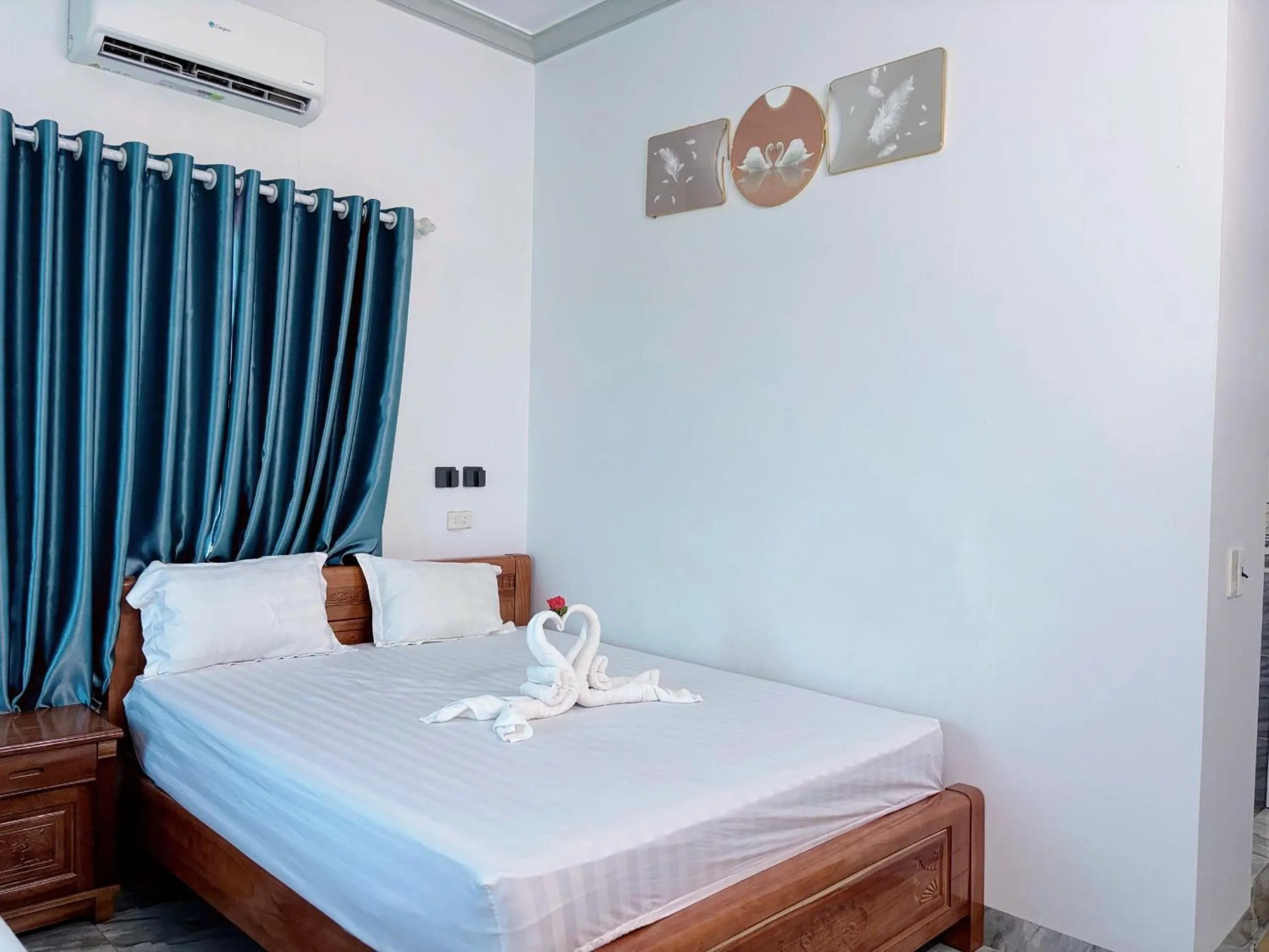 Bed in Tam Coc White Swan Homestay