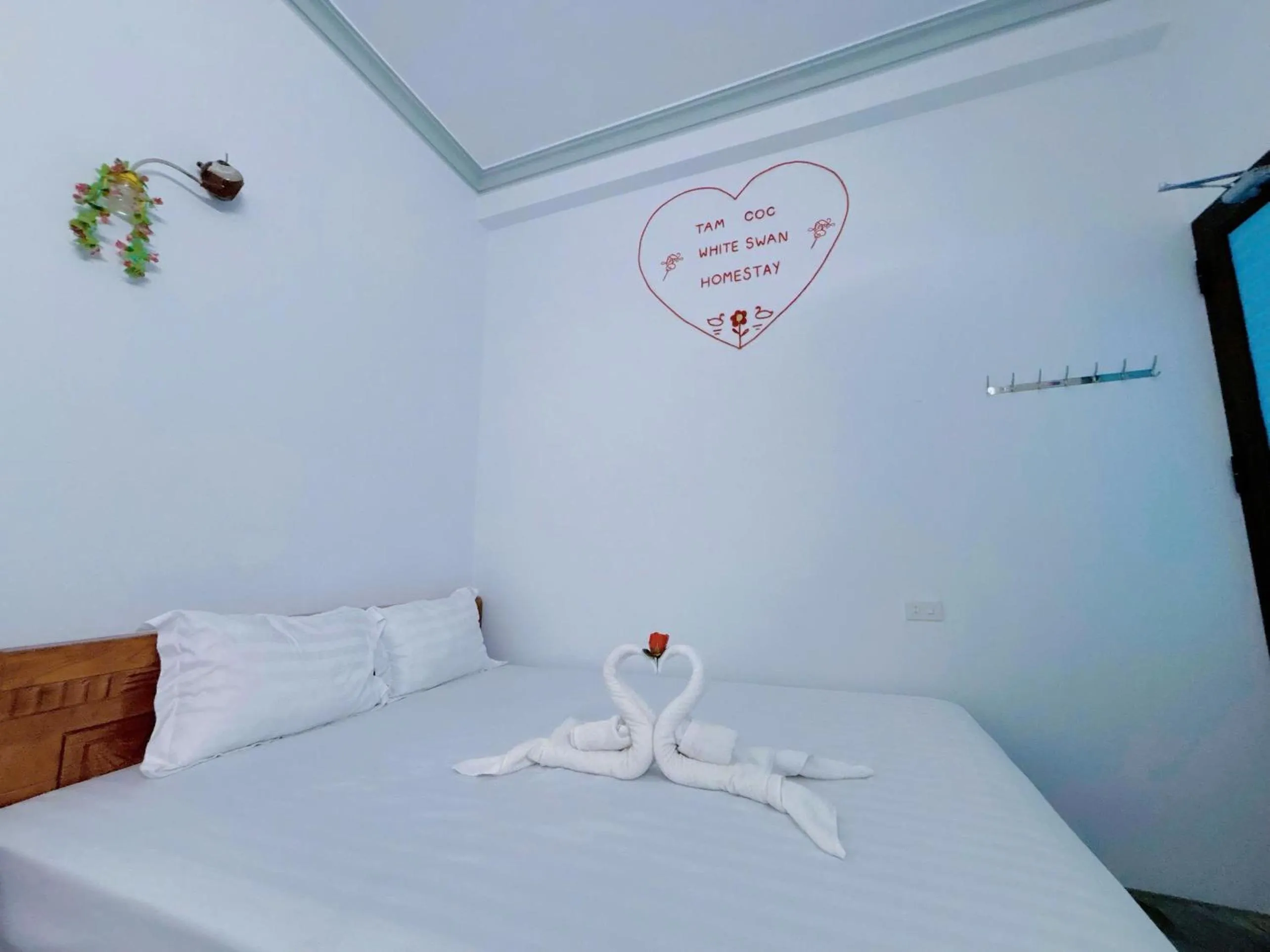 Bed in Tam Coc White Swan Homestay