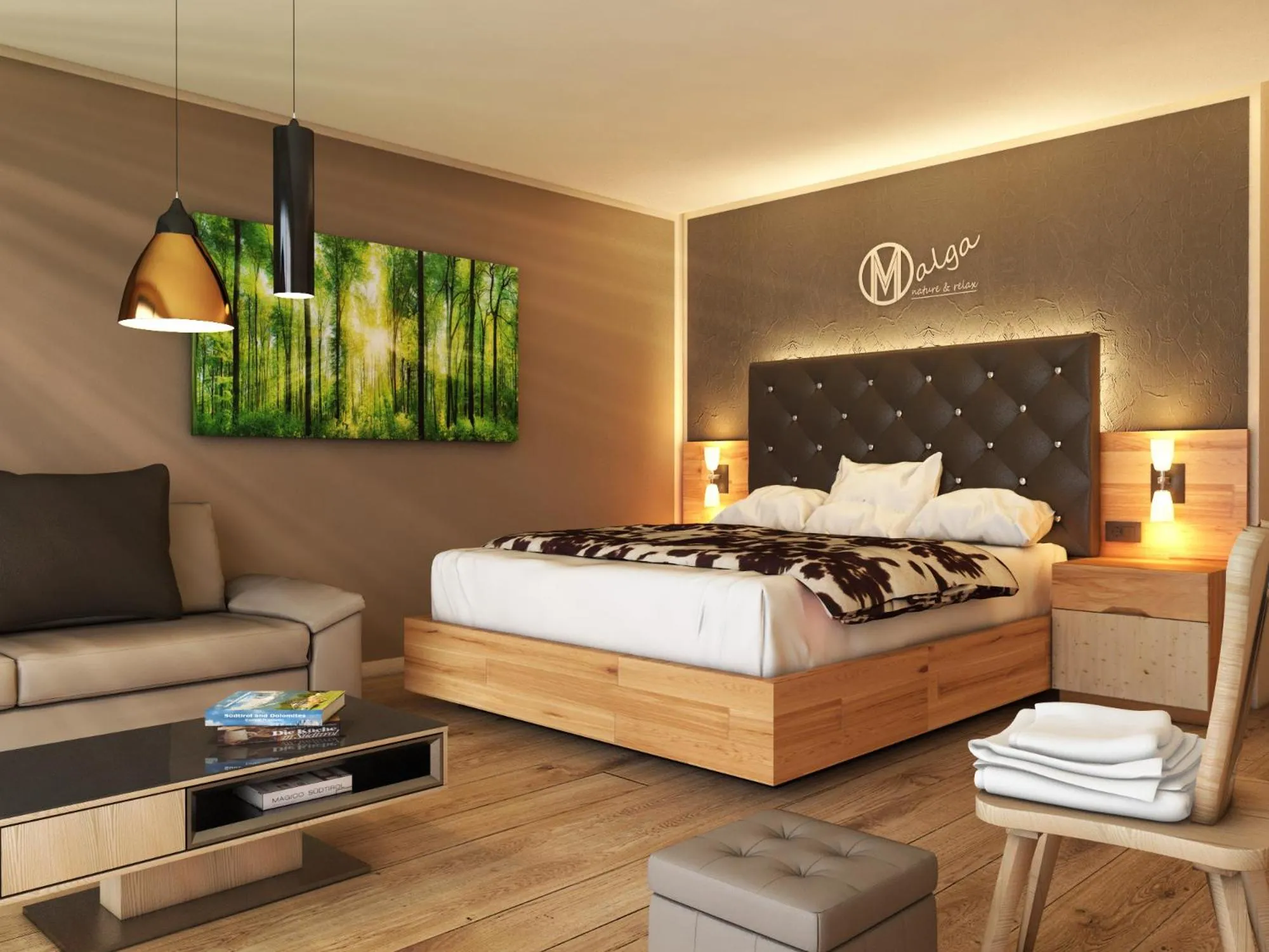 Photo of the whole room in Aparthotel Malga