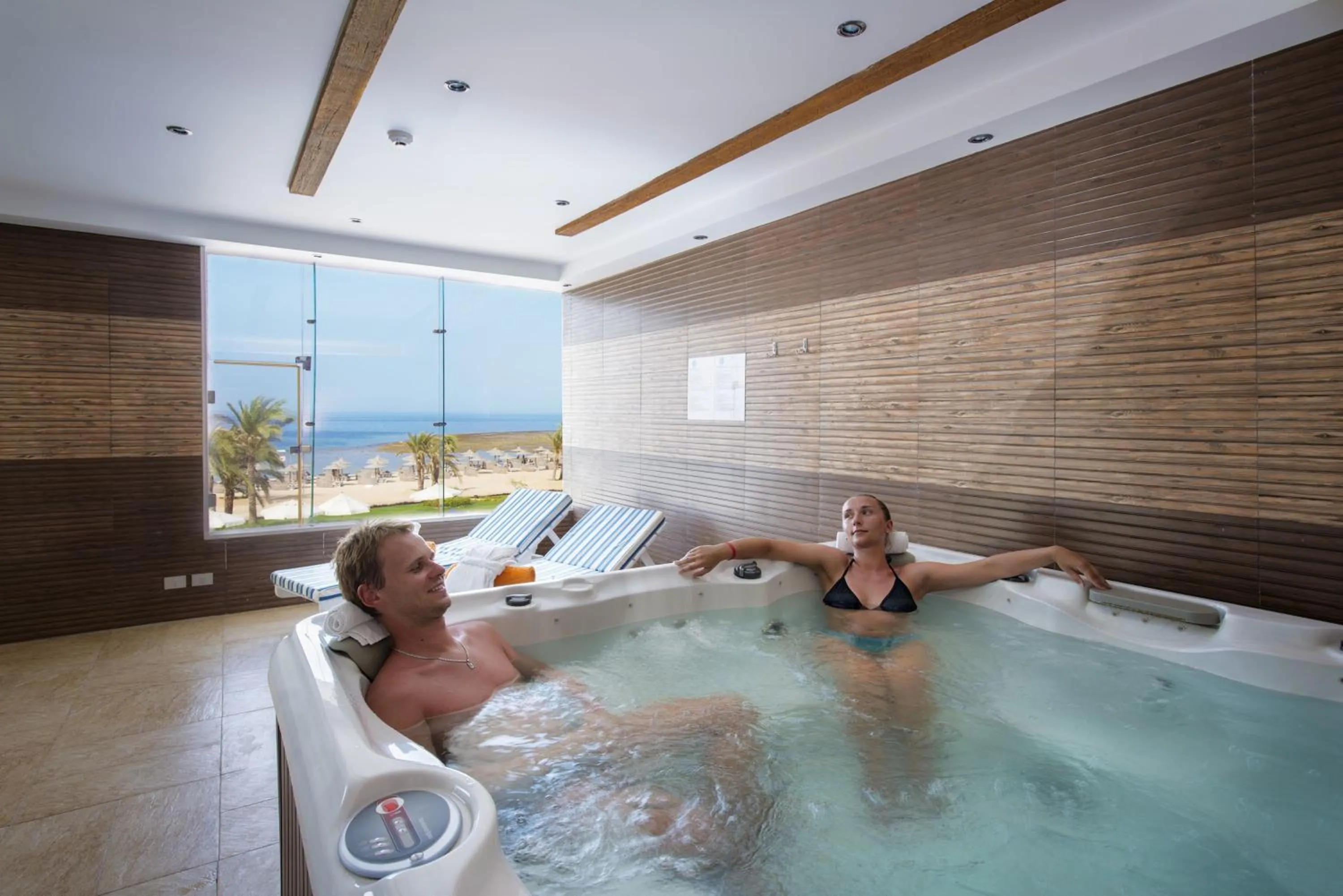 Hot Spring Bath in Concorde Moreen Beach Resort