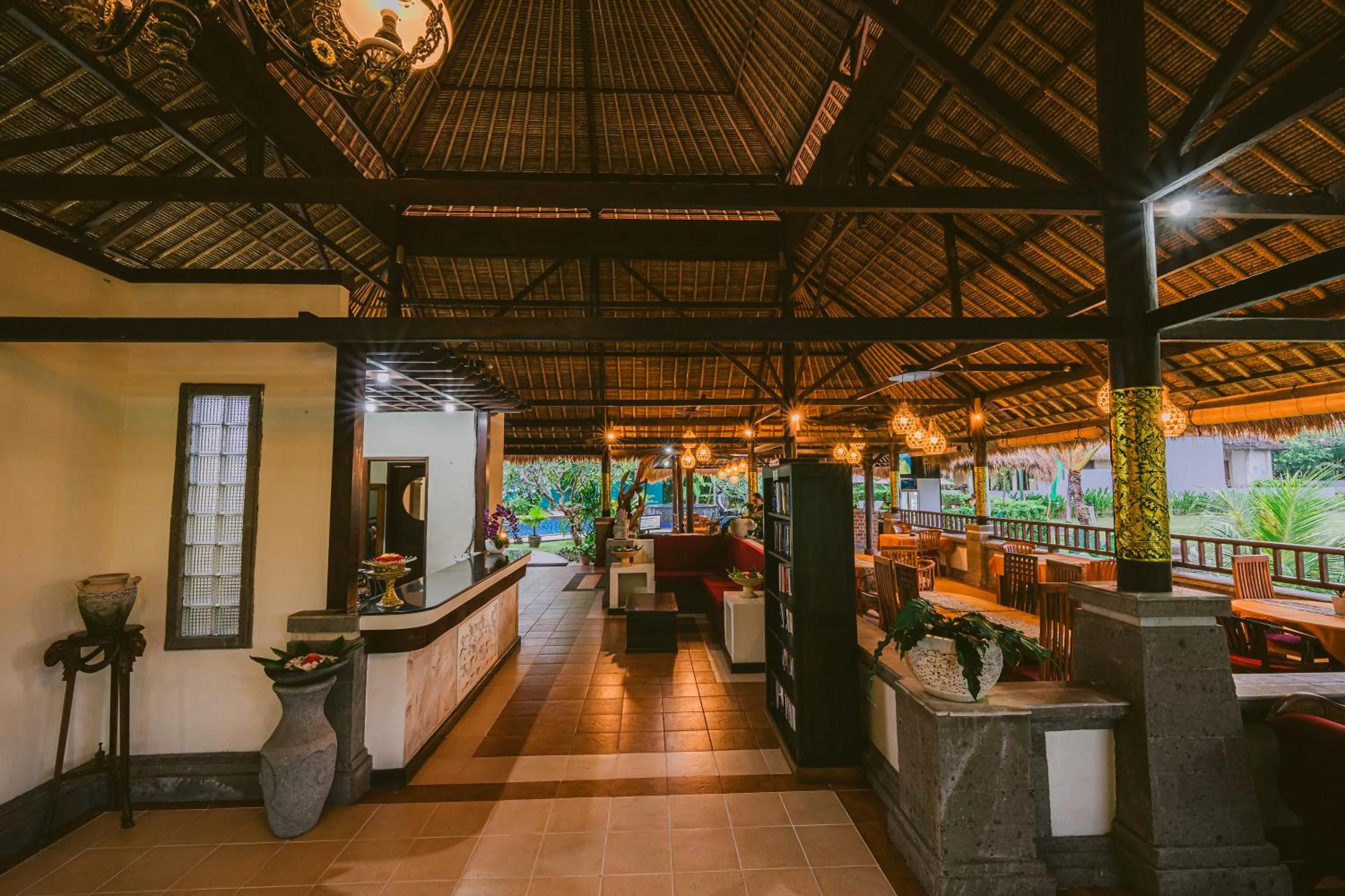 Lobby or reception in Medewi Bay Retreat