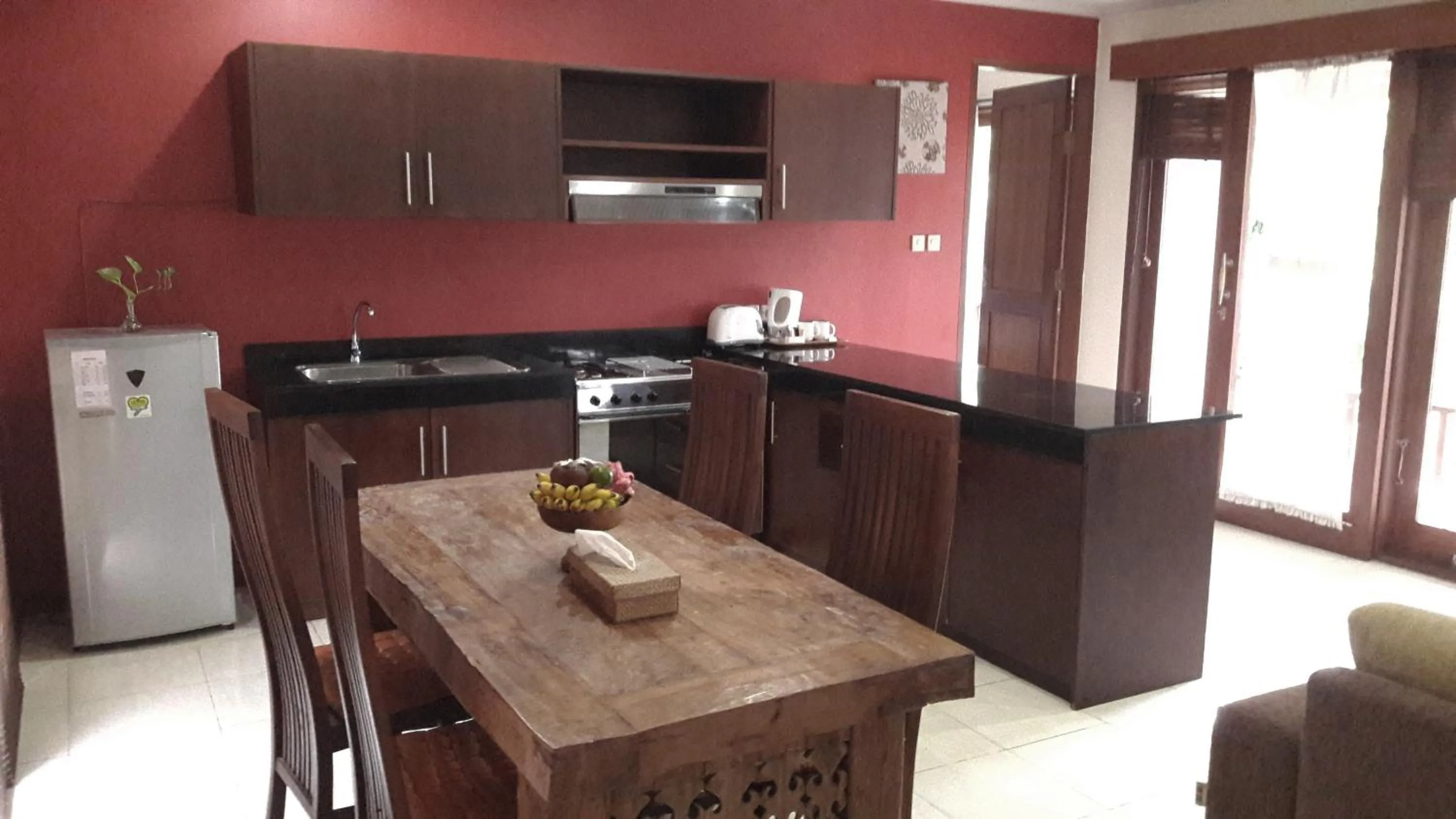 Dining area in Sekuta Condo Suites