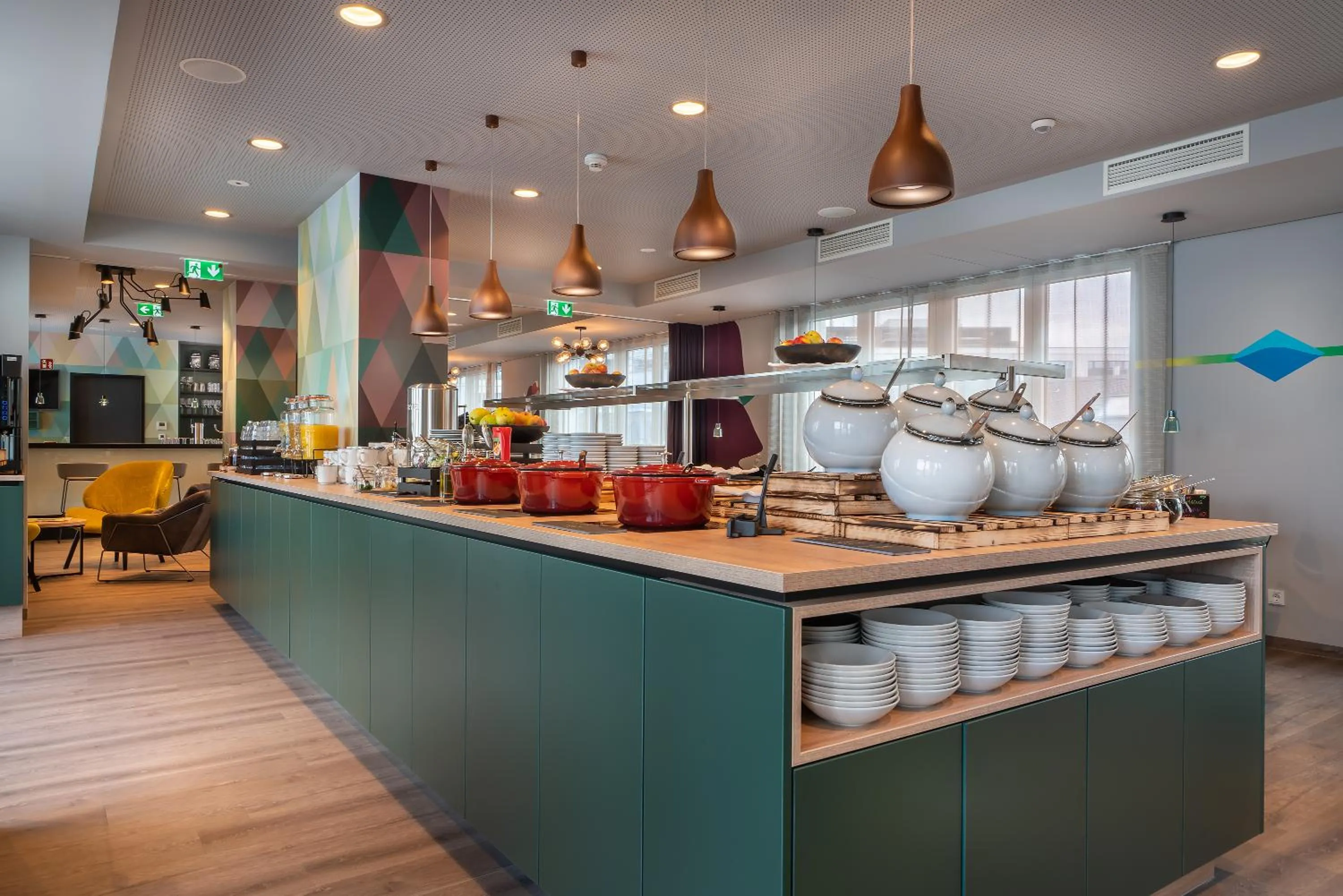 Buffet breakfast in Holiday Inn - the niu, Charly Frankfurt City by IHG