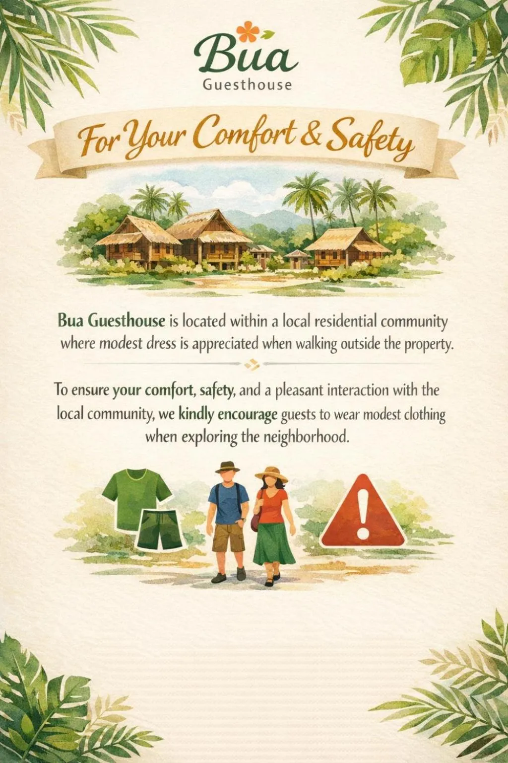 People in Bua Guest House