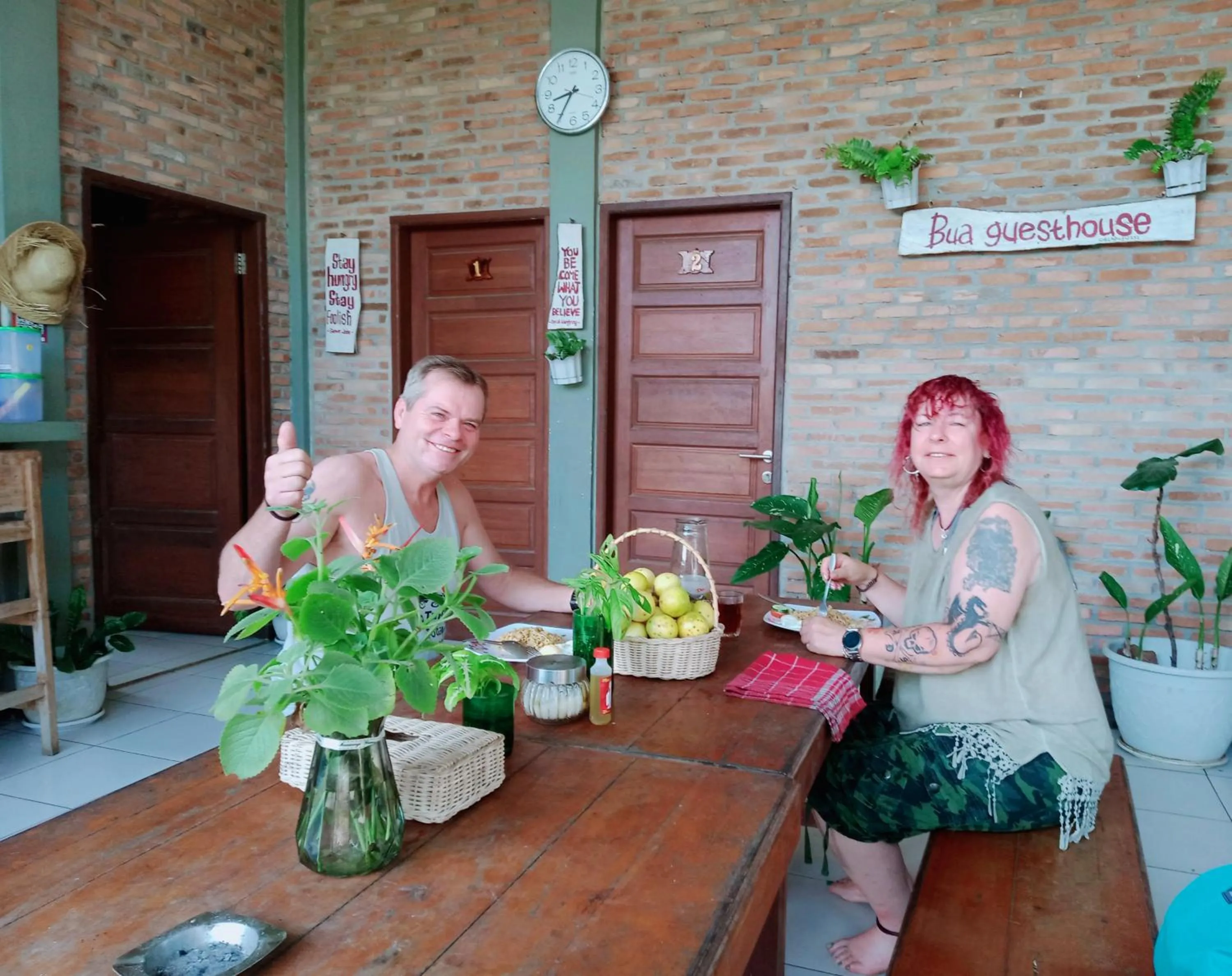 People in Bua Guest House