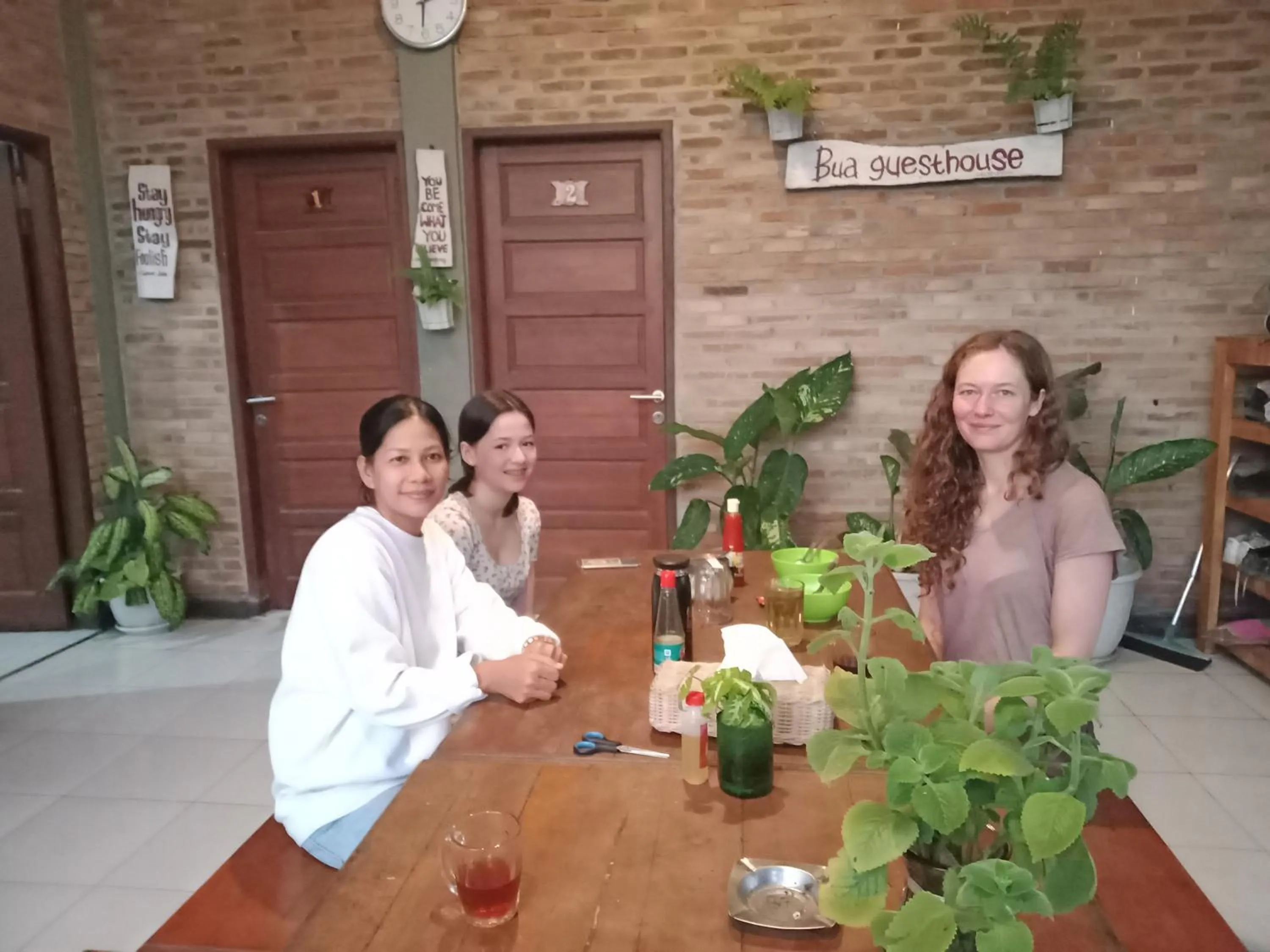 People in Bua Guest House