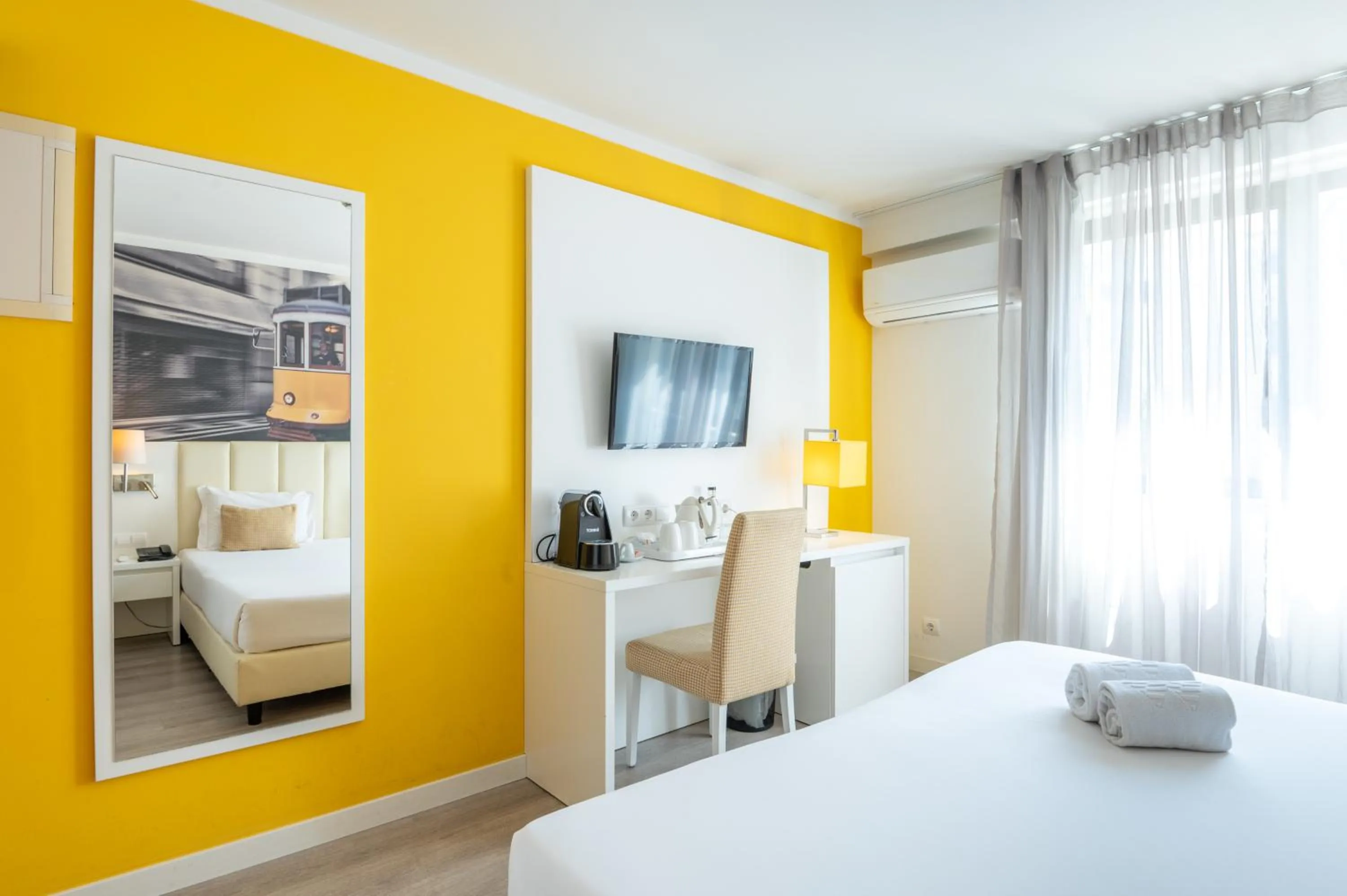 Bed in THE Hotel MASA Almirante LISBON Stylish