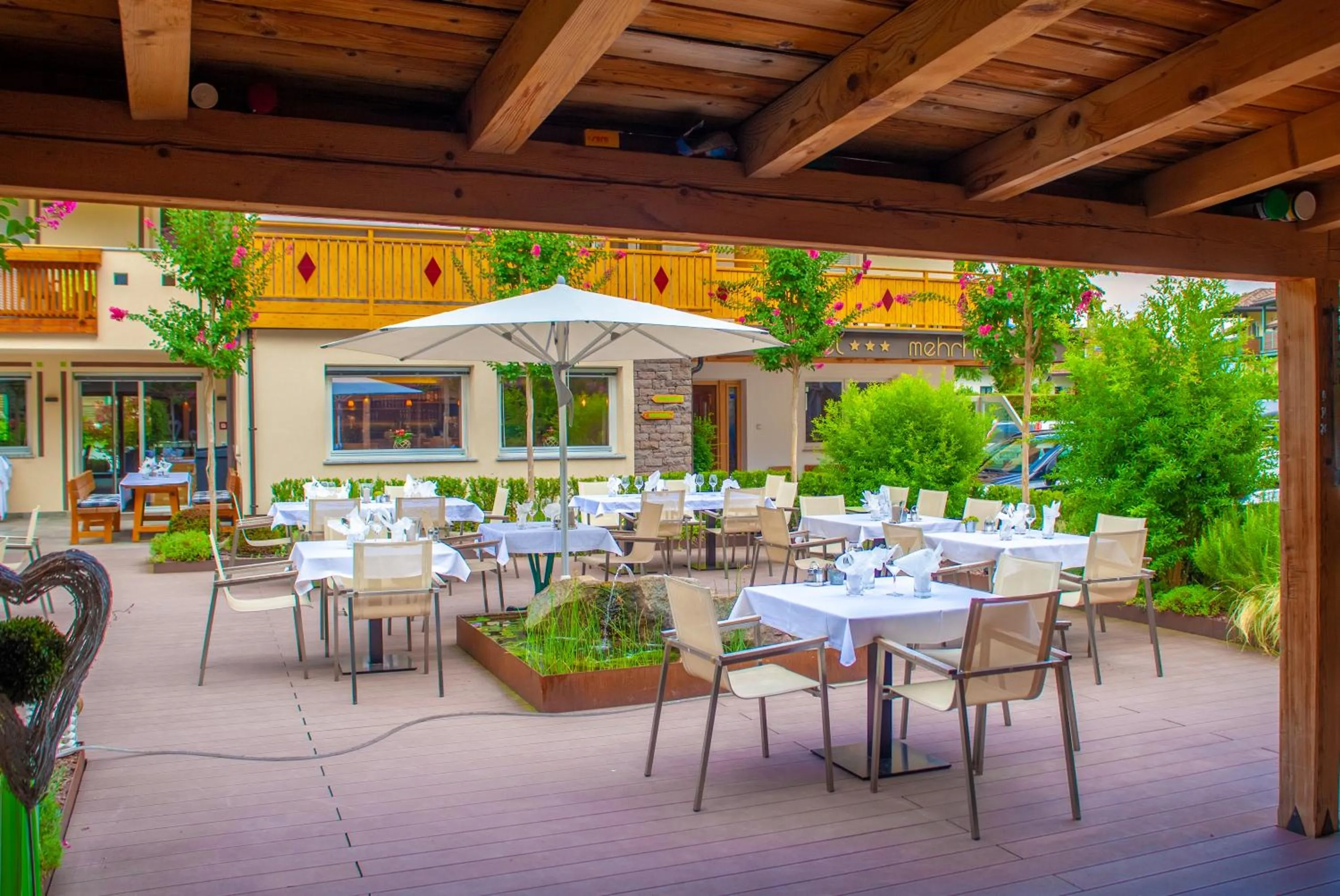 Garden in Hotel Mehrhauser