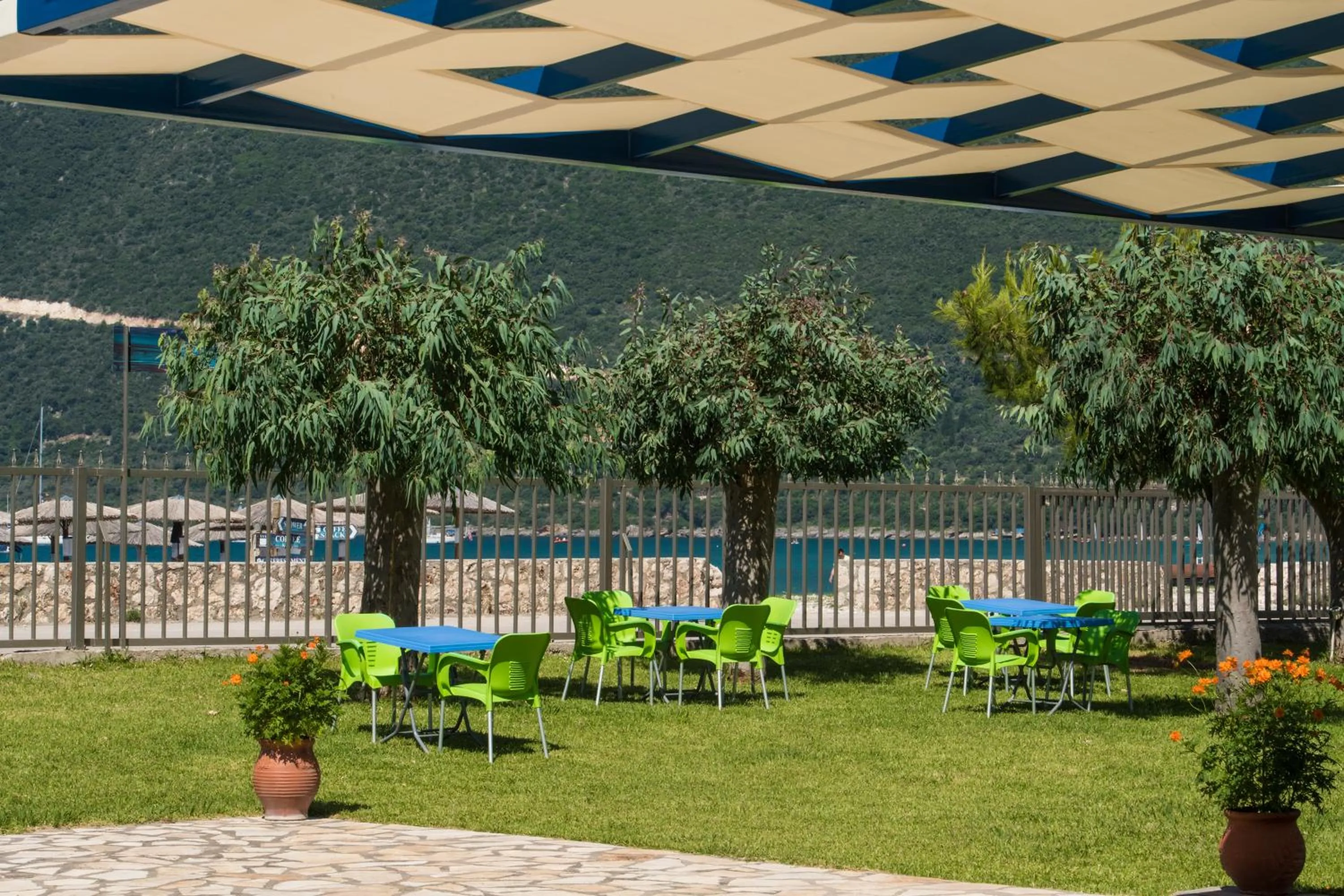 Garden view in Akroyiali Resort