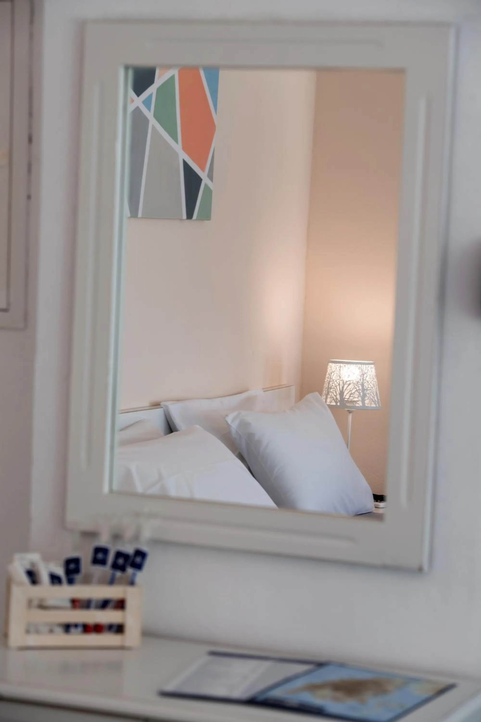 Decorative detail, Bed in Akroyiali Resort