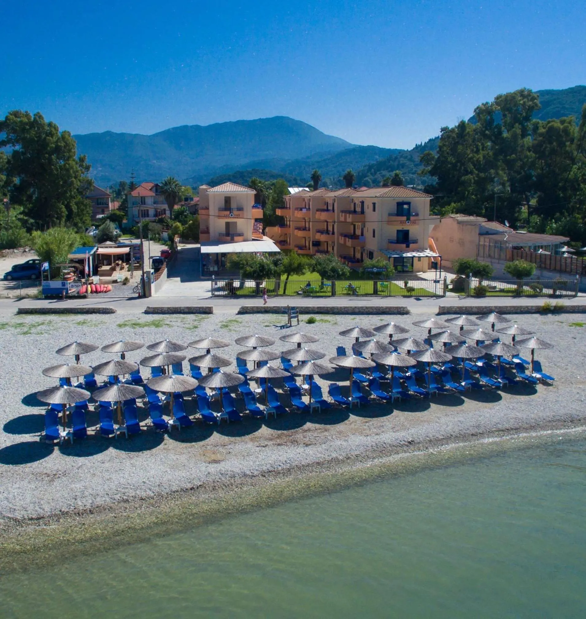 Bird's eye view in Akroyiali Resort