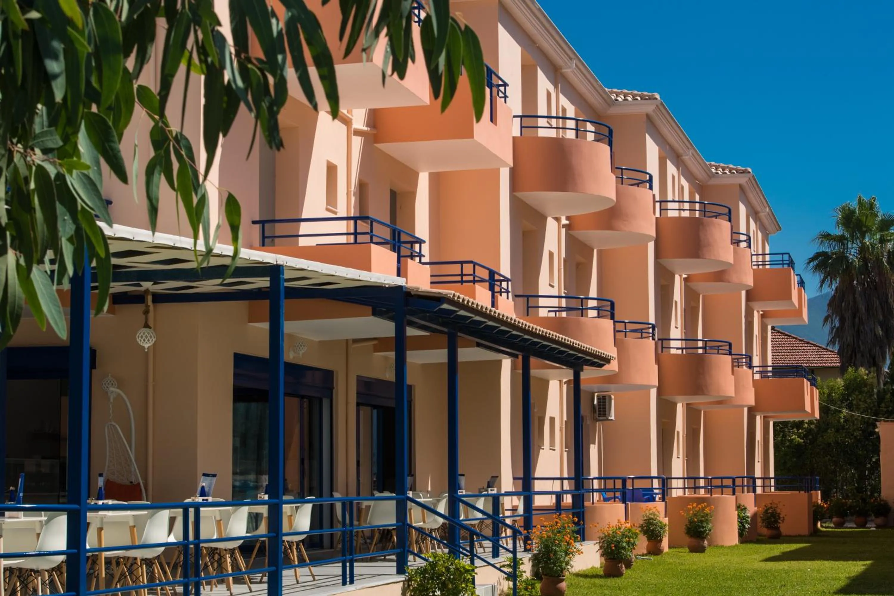 Garden view in Akroyiali Resort