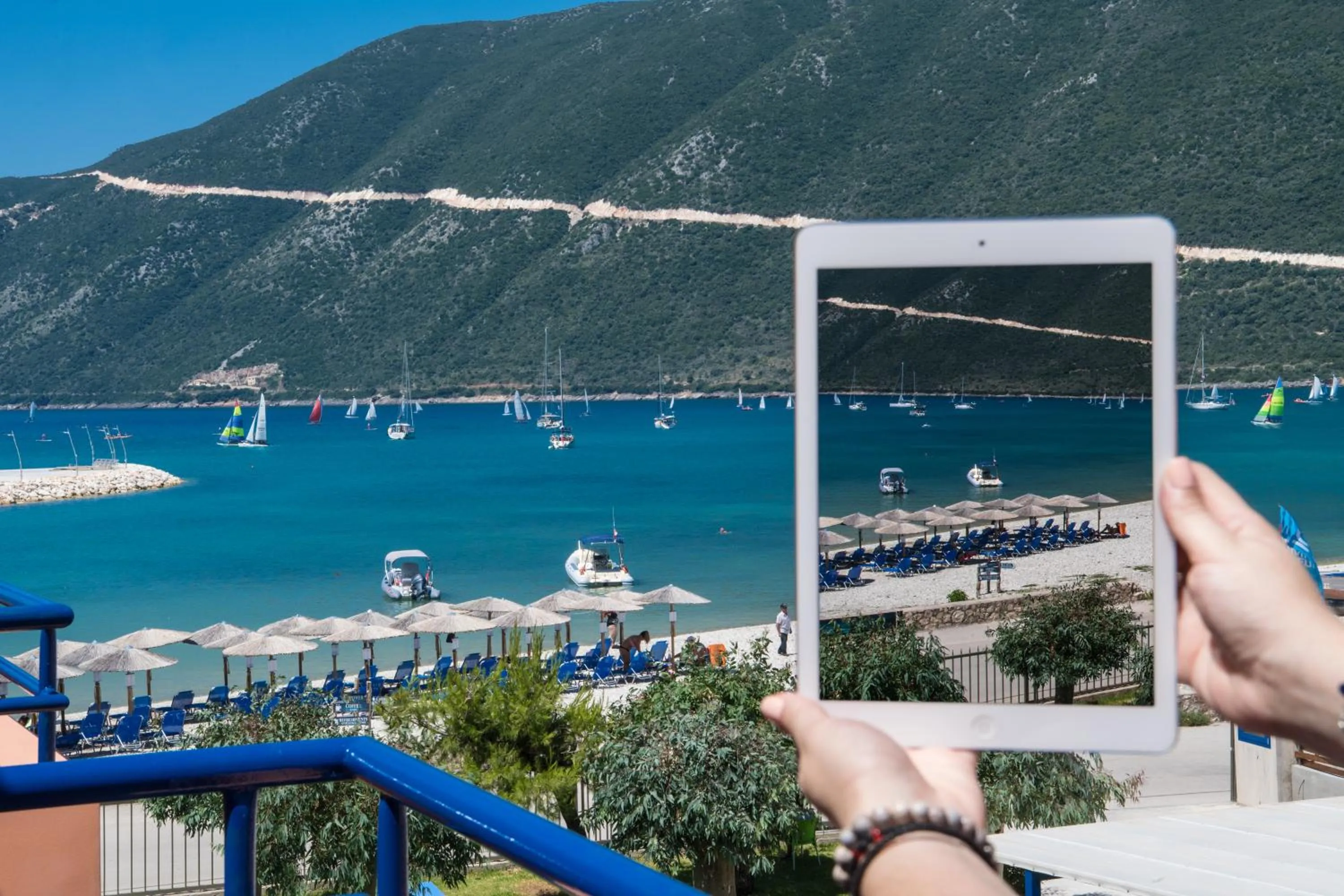 Sea view in Akroyiali Resort