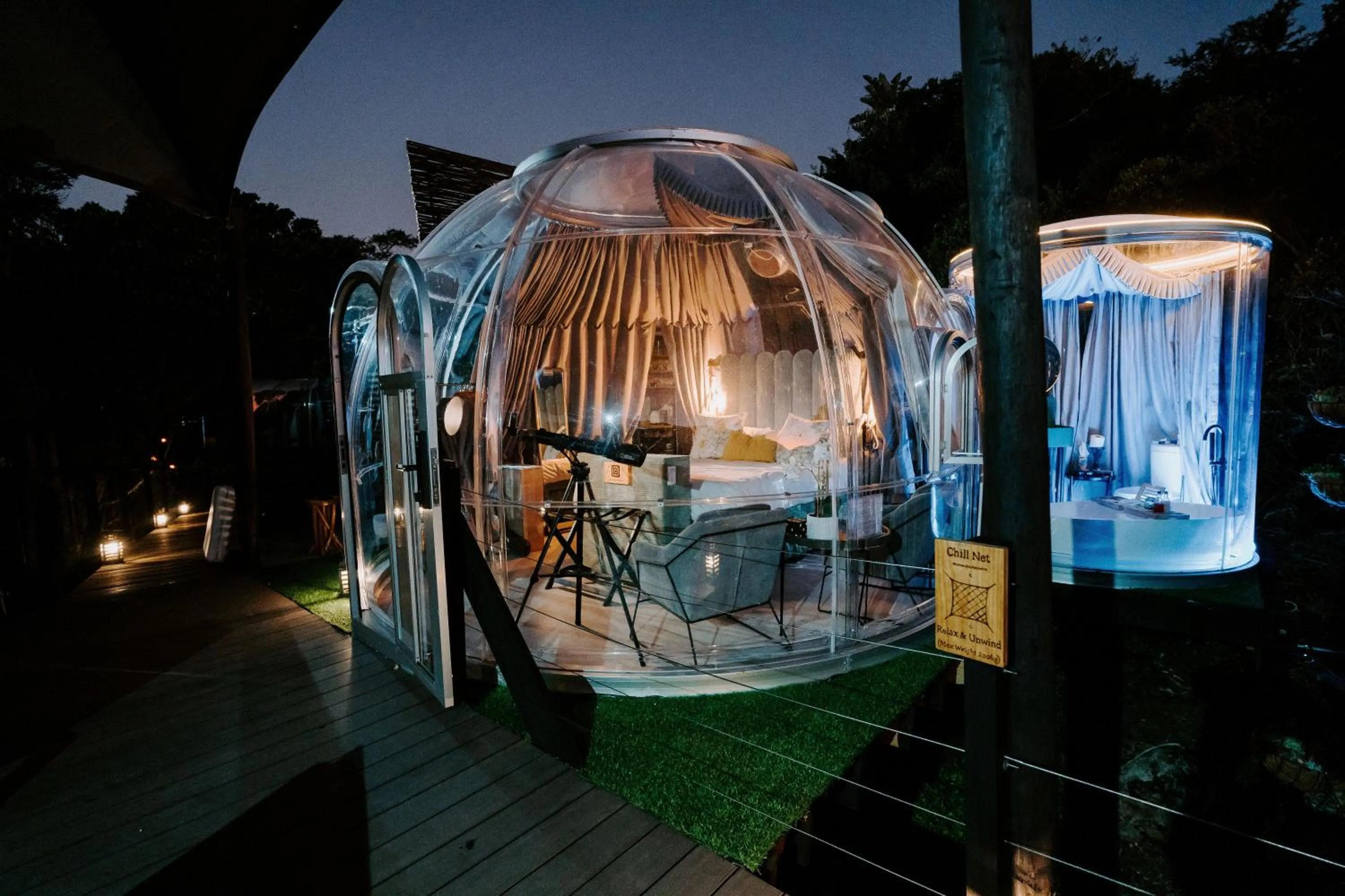 Night in Thunzi Bush Lodge