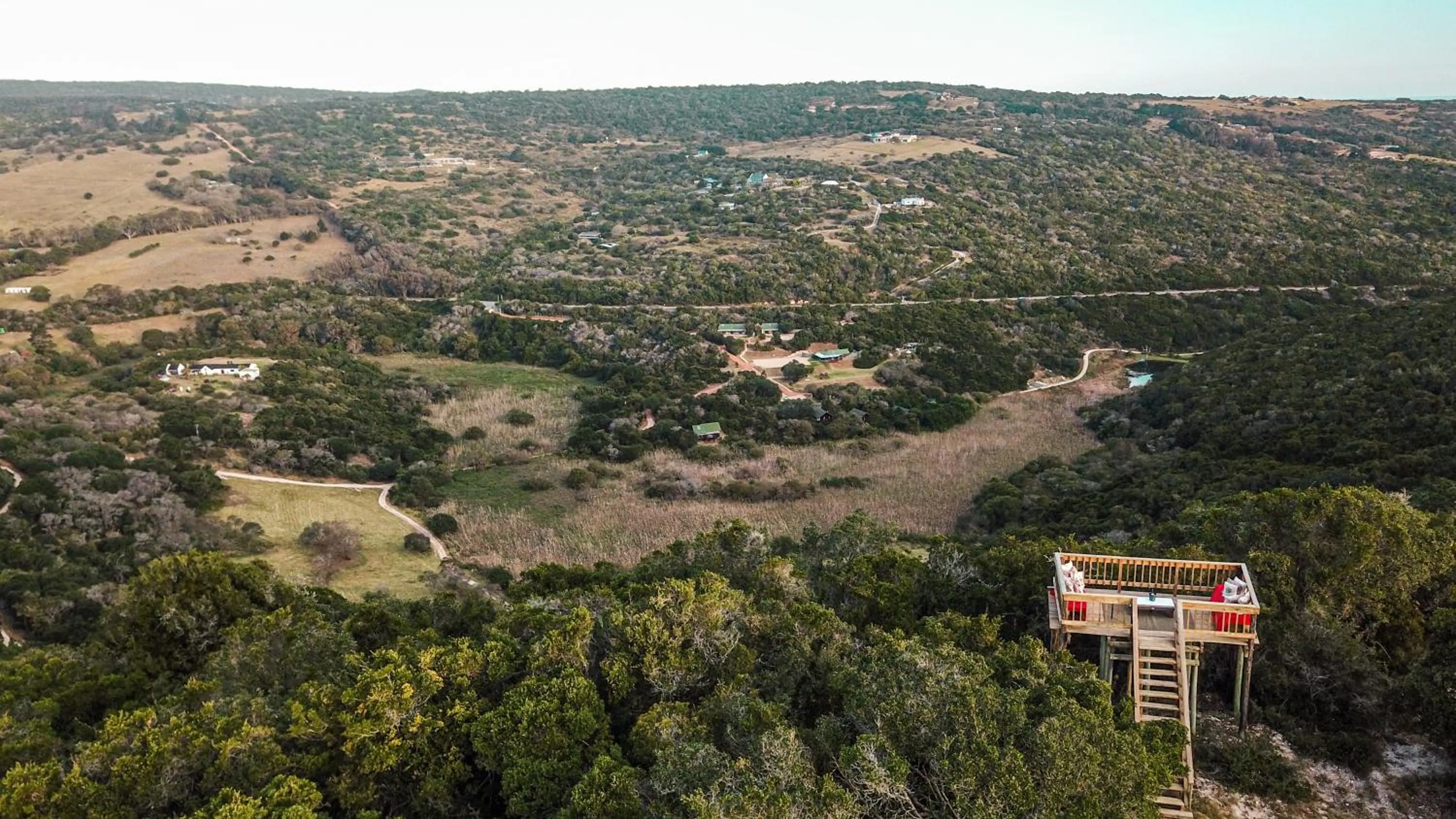Natural landscape in Thunzi Bush Lodge