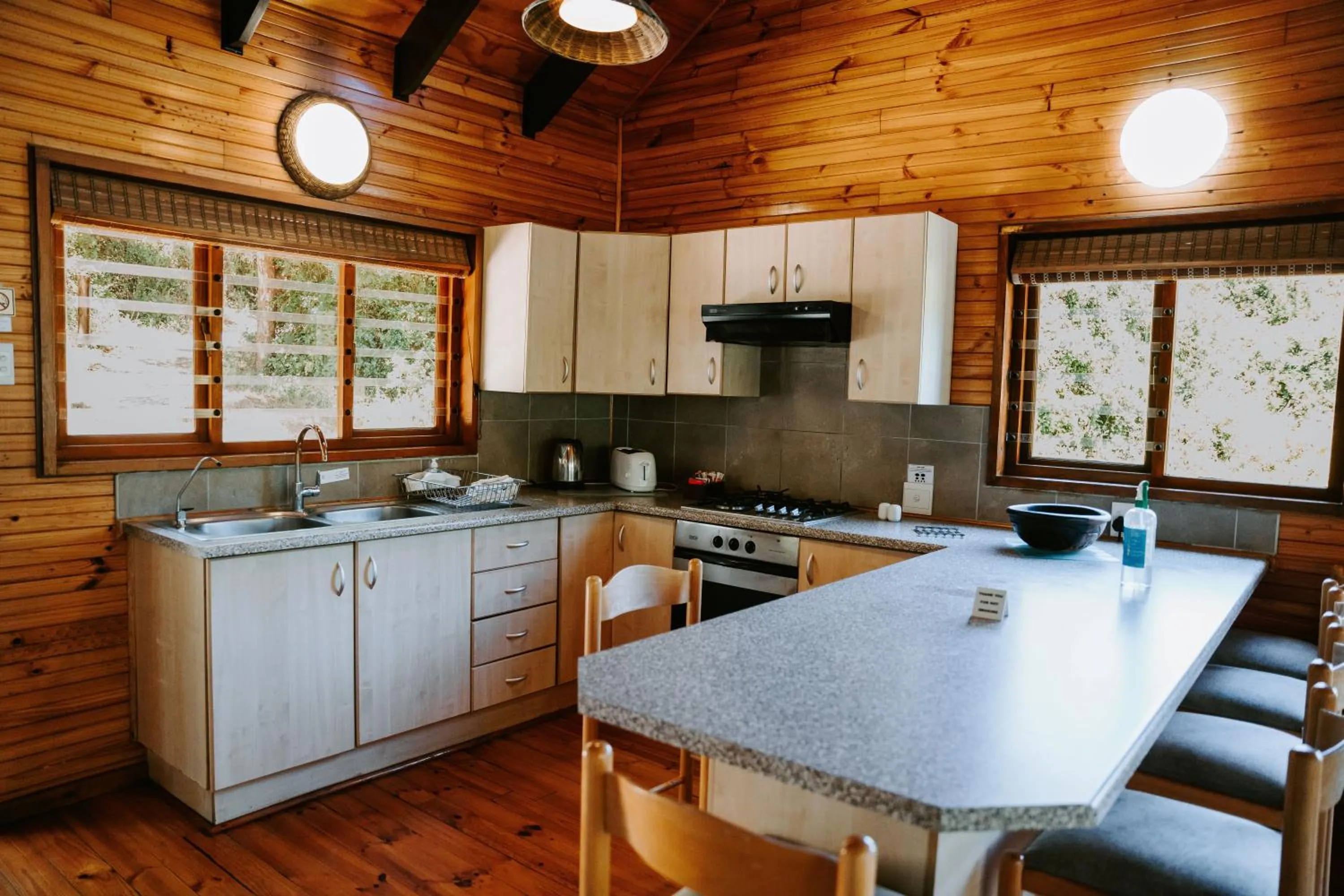 Kitchen or kitchenette in Thunzi Bush Lodge
