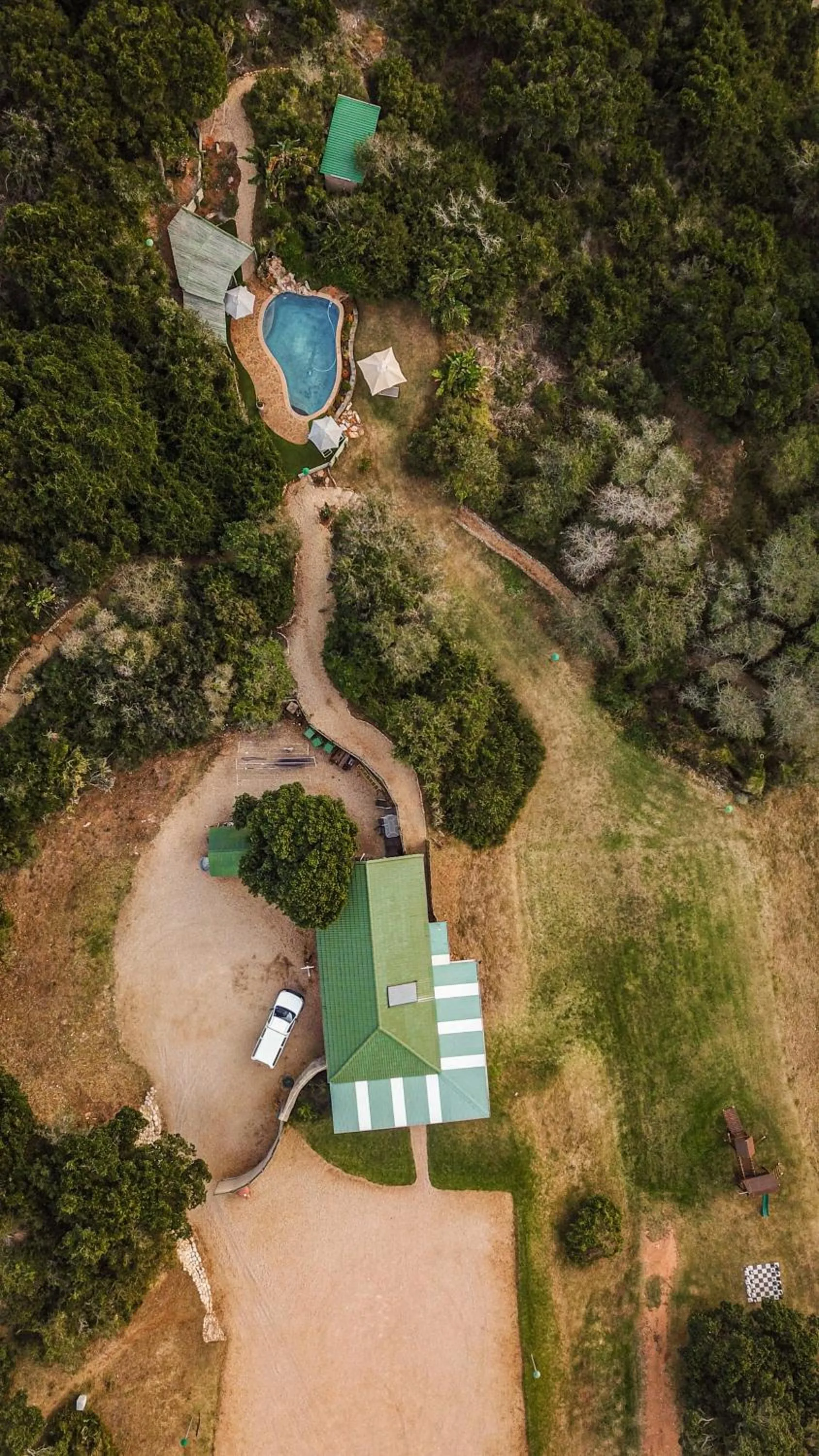 Natural landscape in Thunzi Bush Lodge