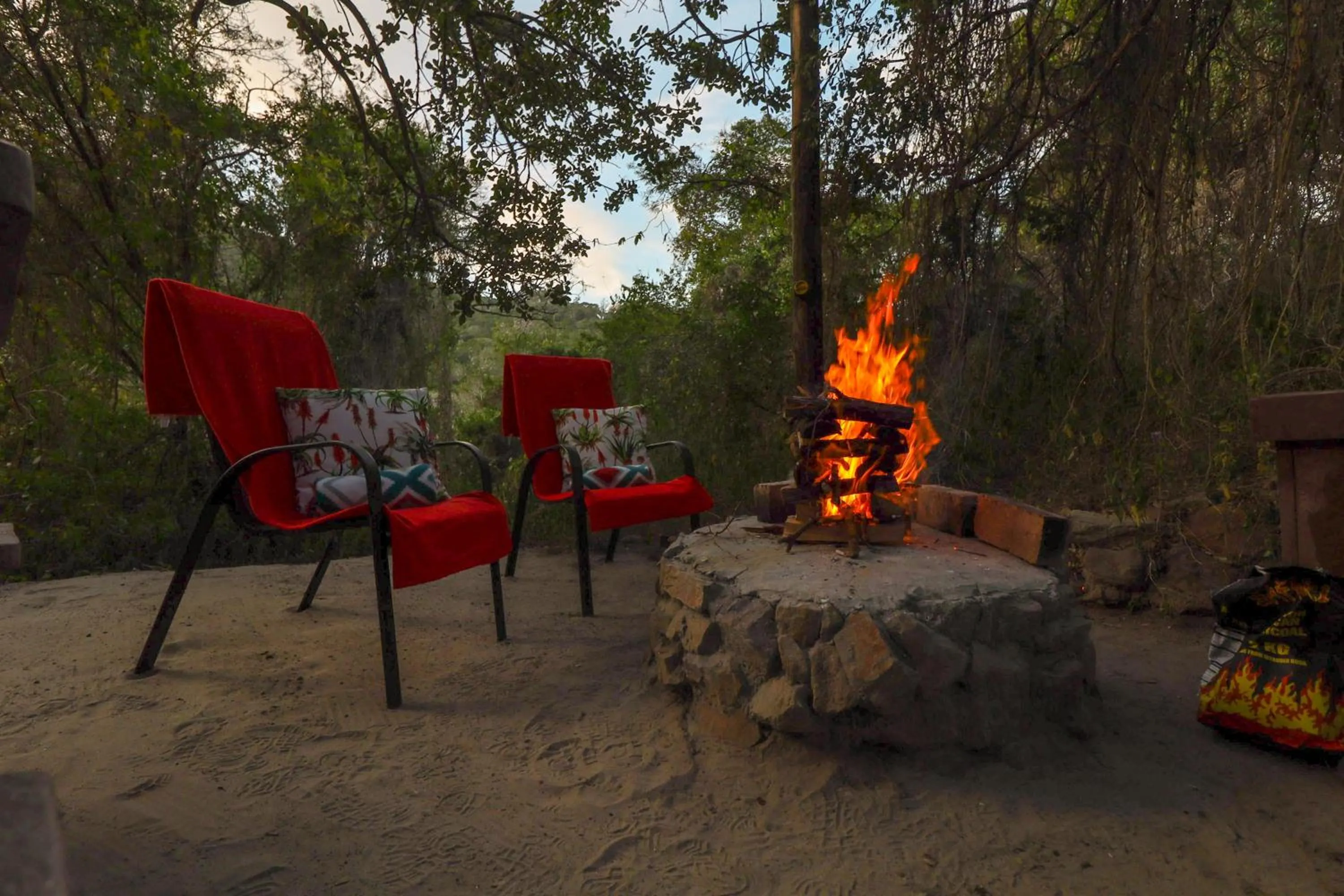 Natural landscape in Thunzi Bush Lodge