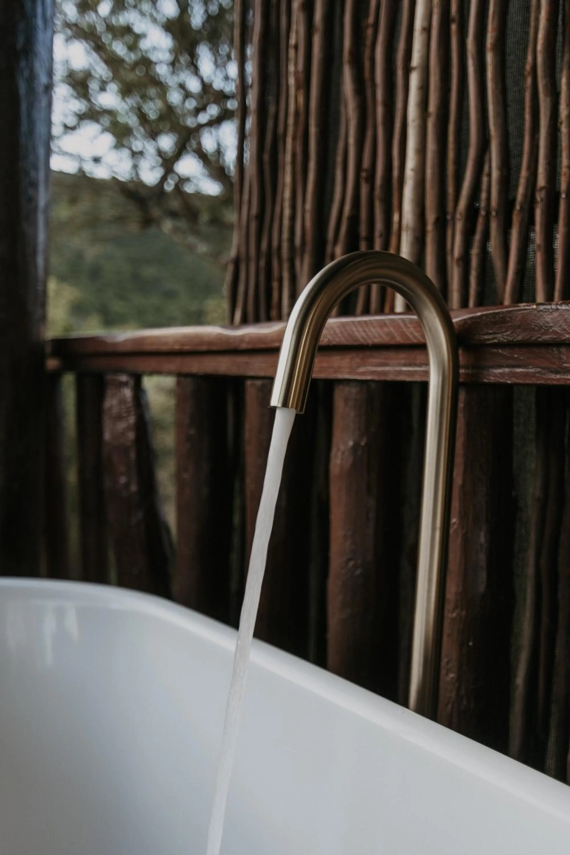 Open Air Bath in Thunzi Bush Lodge