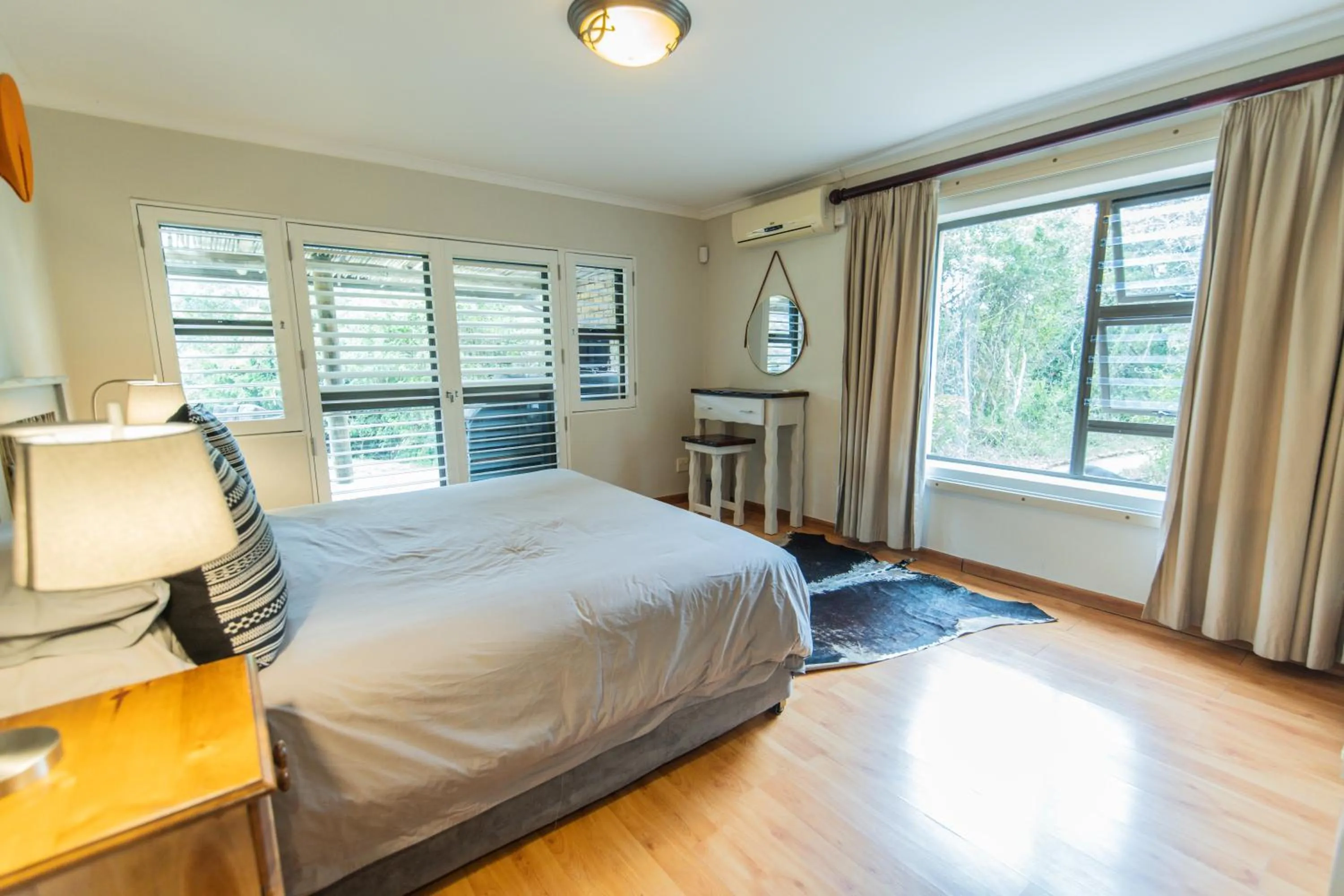 Bed in Thunzi Bush Lodge