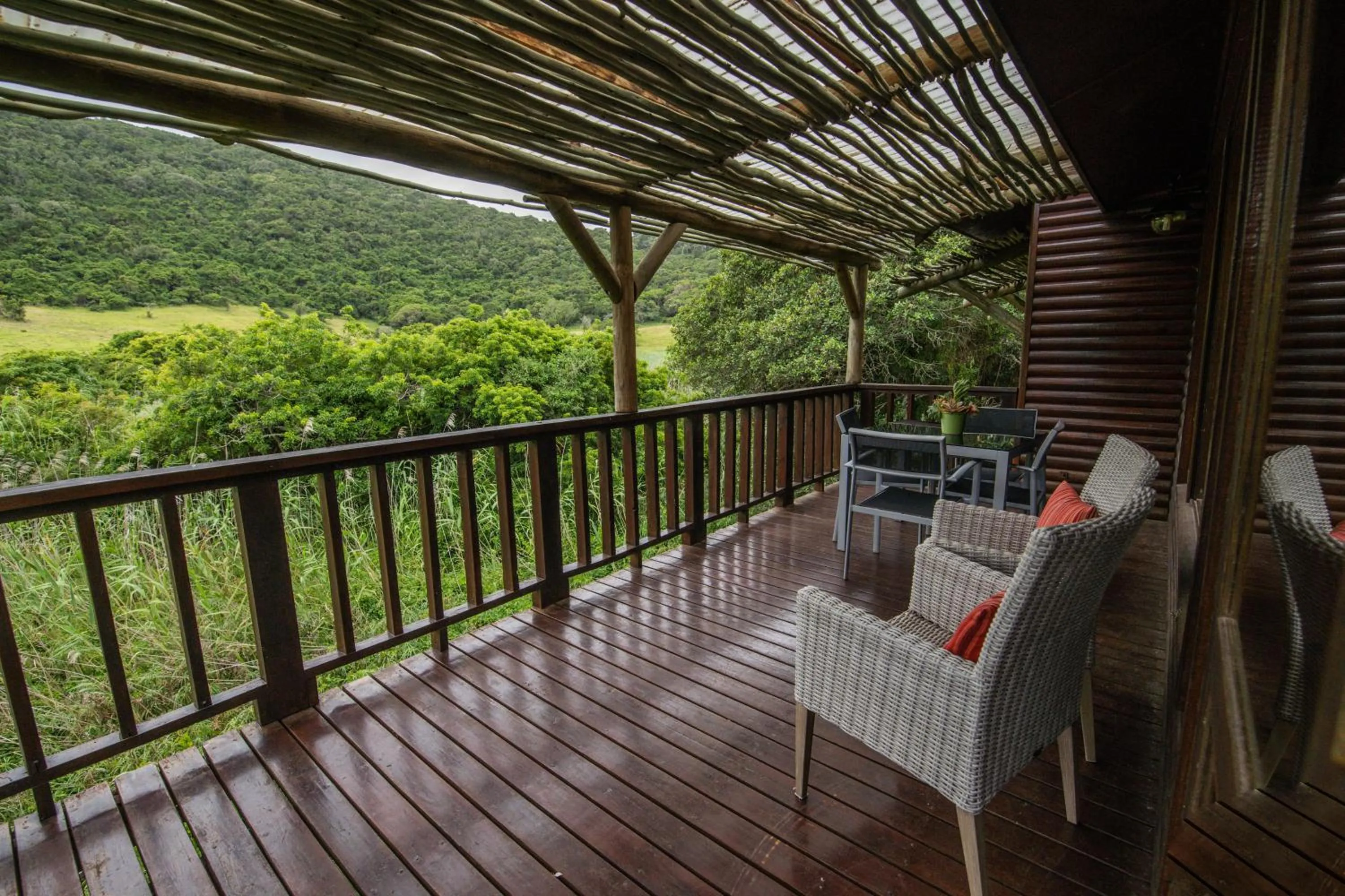 Patio in Thunzi Bush Lodge