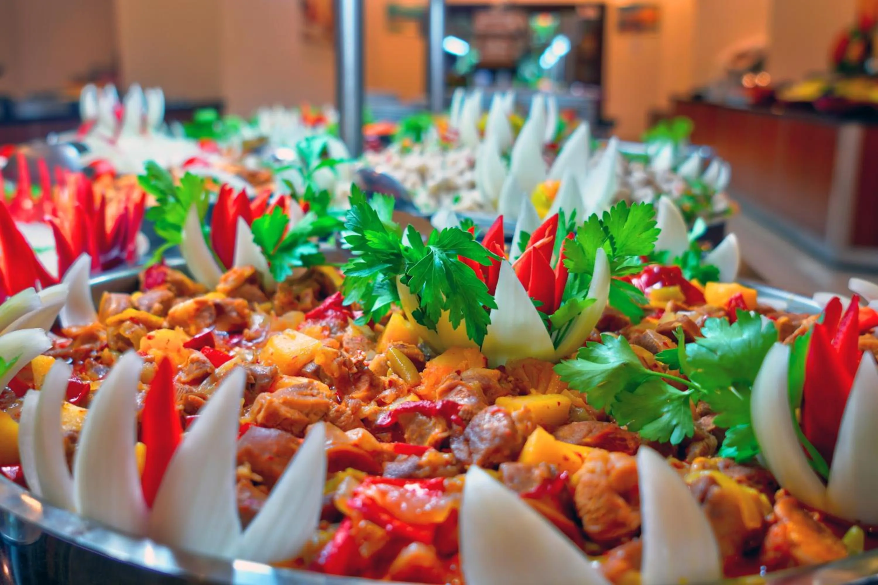 Food and drinks in Blue Fish Hotel All Inclusive