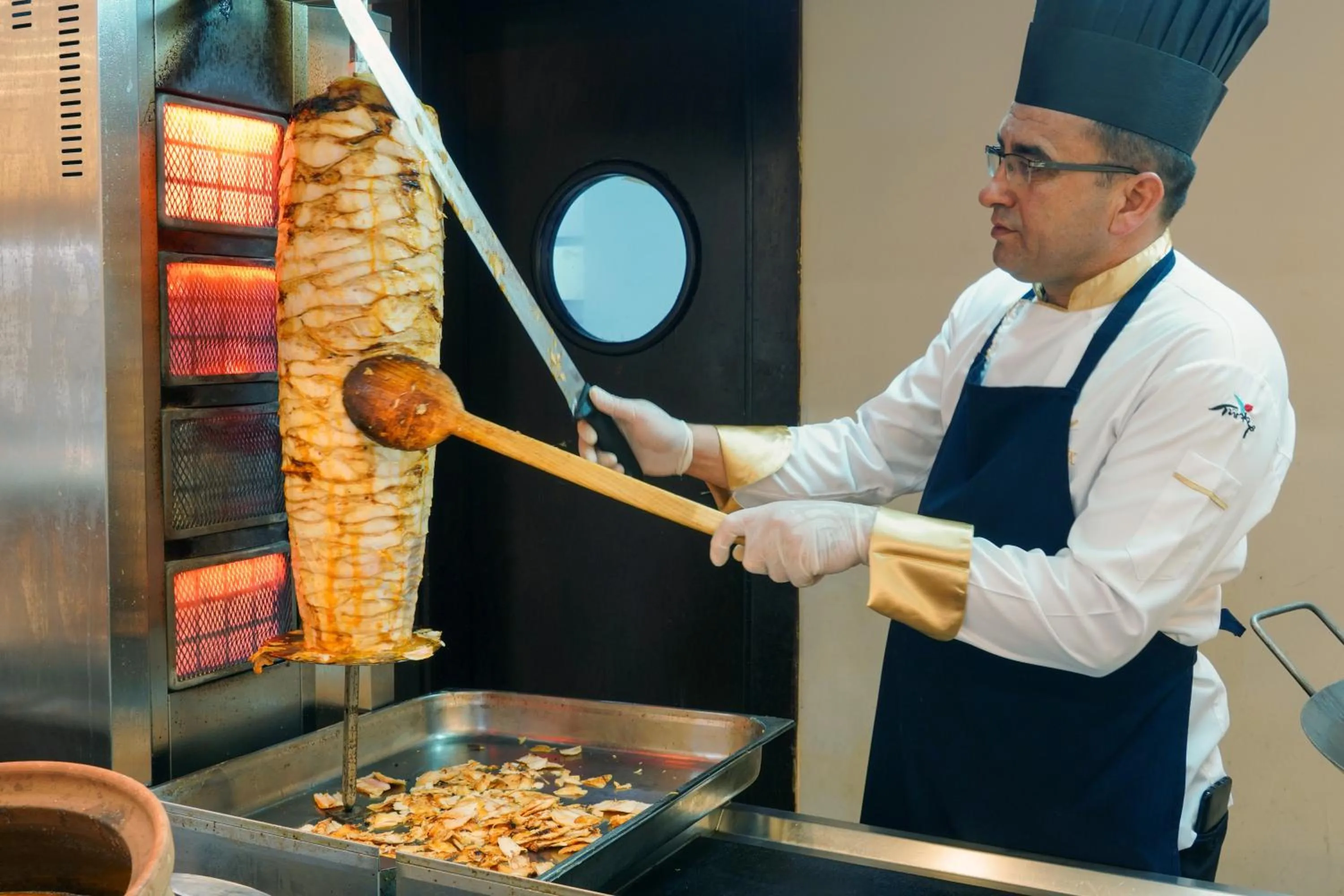 Buffet breakfast in Blue Fish Hotel All Inclusive