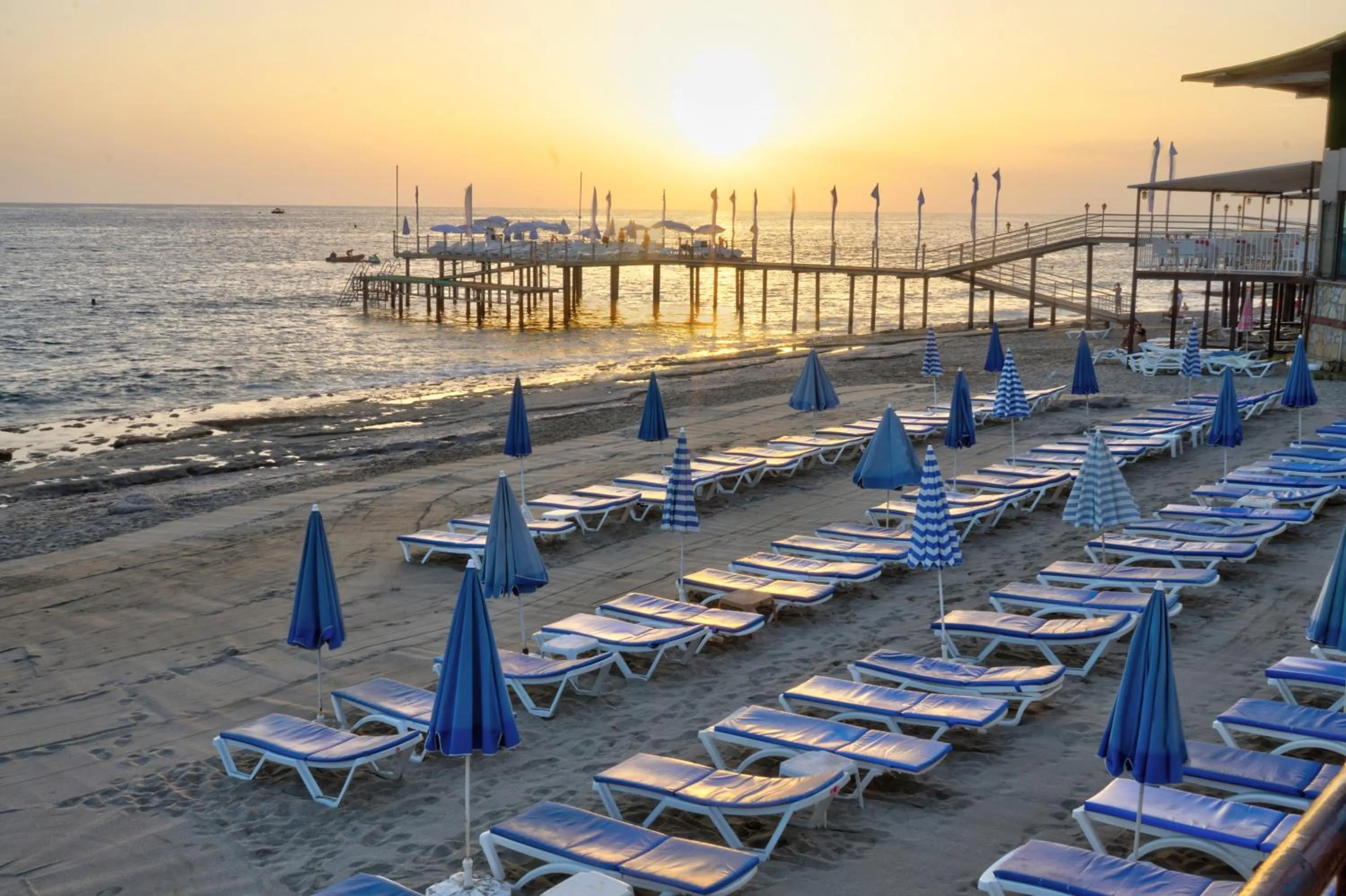 Beach in Blue Fish Hotel All Inclusive