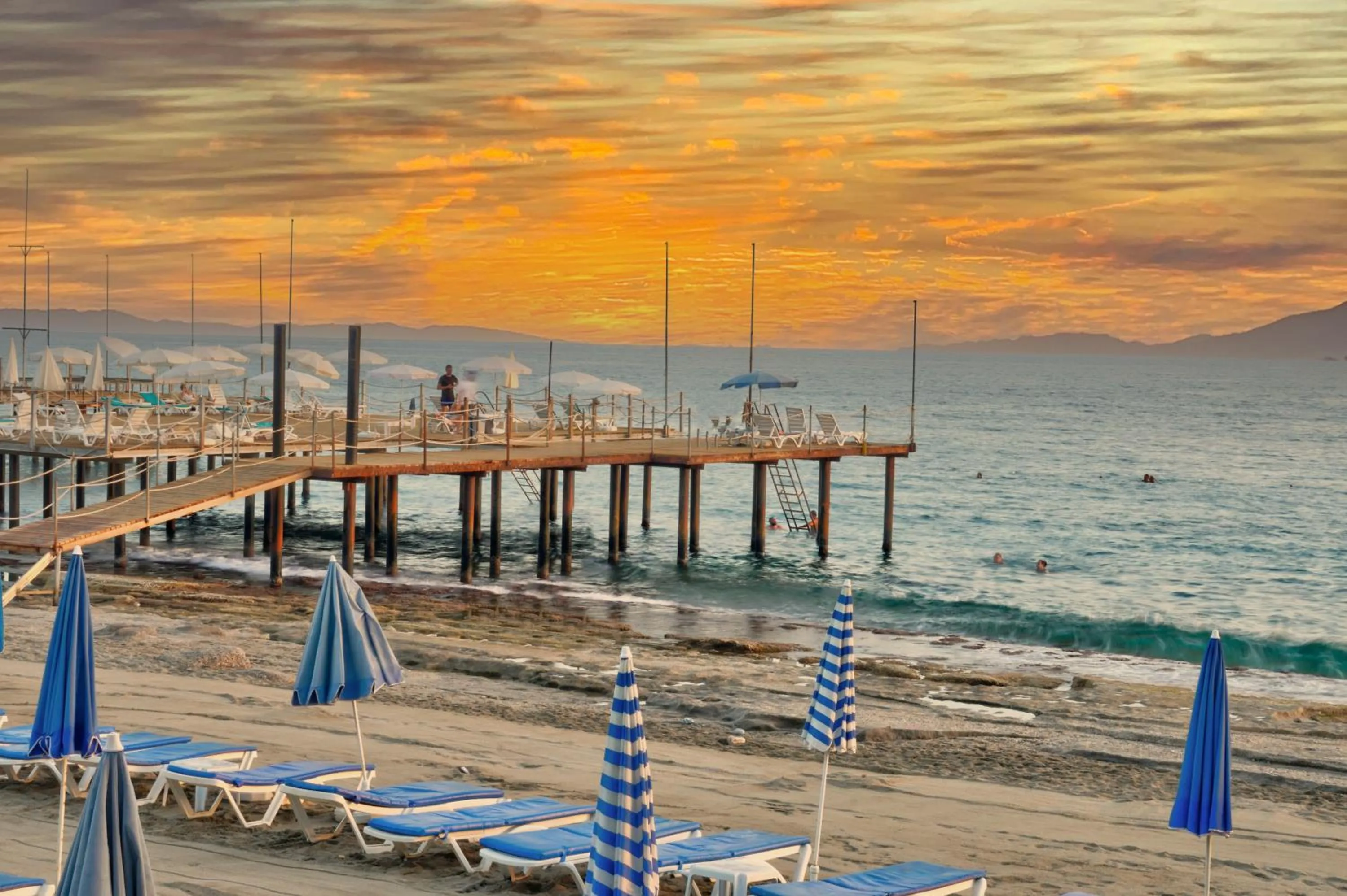 Beach in Blue Fish Hotel All Inclusive