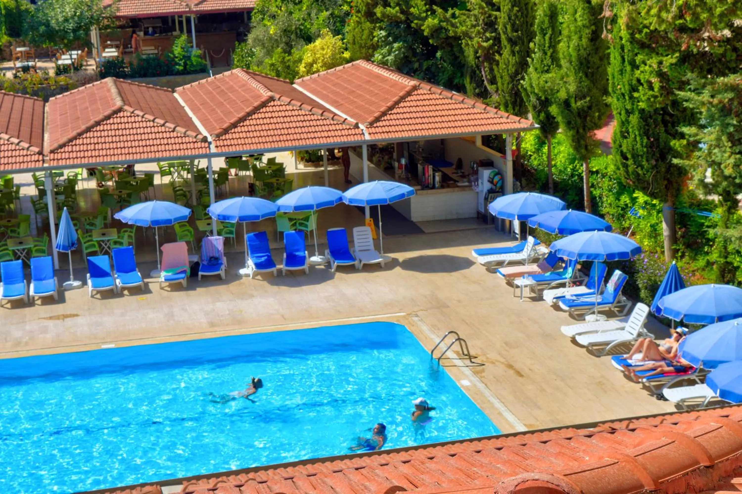 Pool view in Blue Fish Hotel All Inclusive